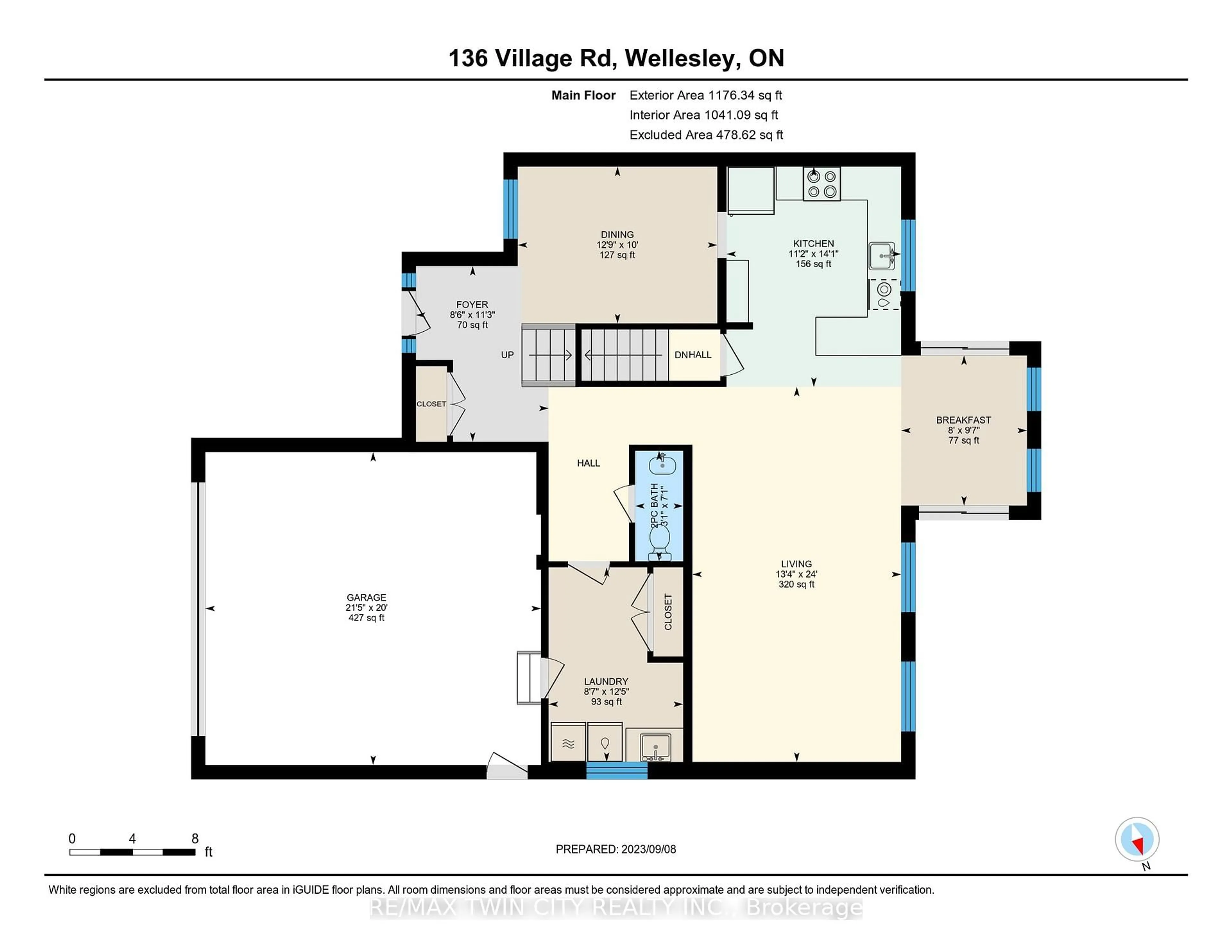 Floor plan for 136 Village Rd, Wellesley Ontario N0B 2T0