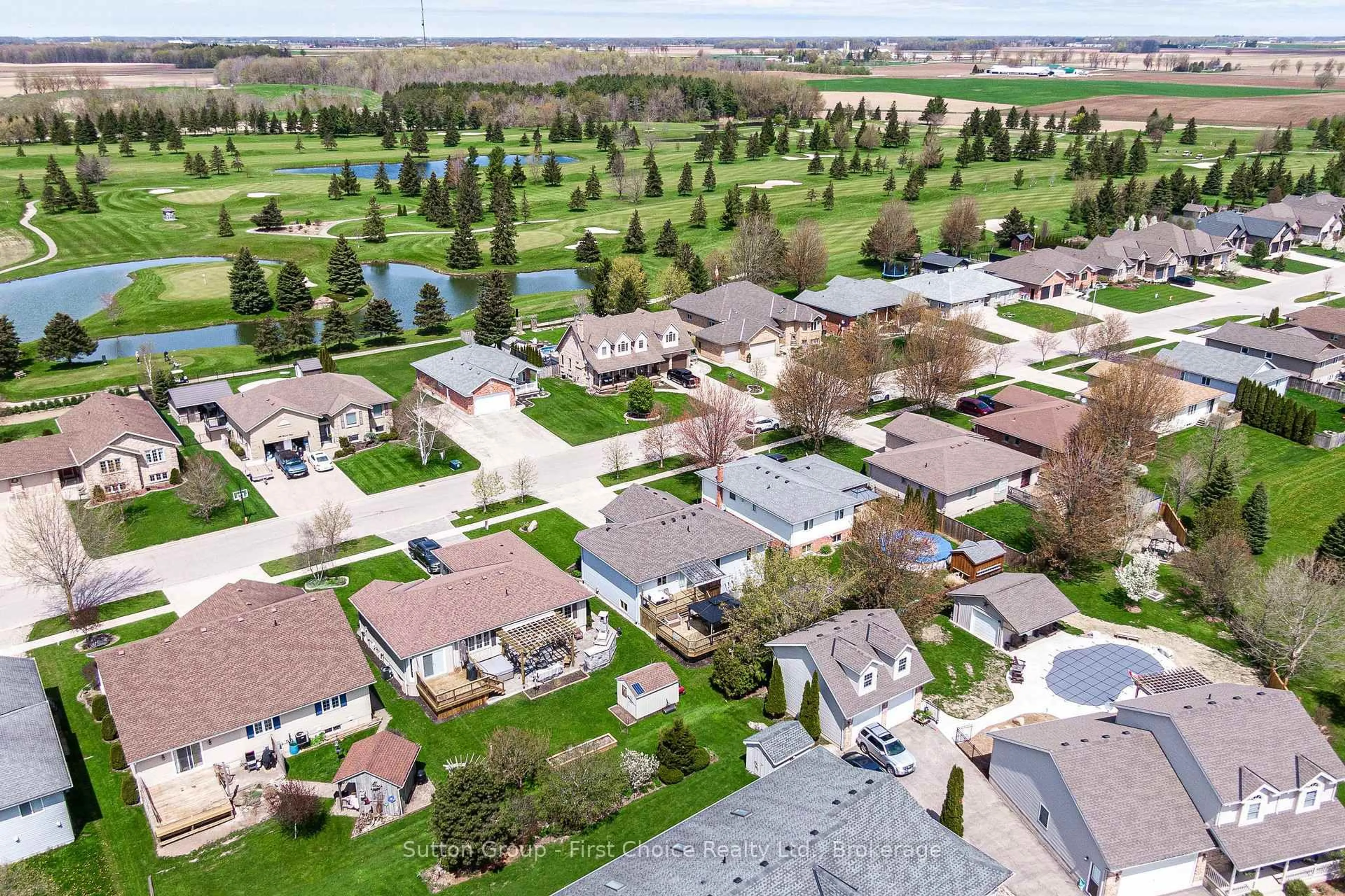 A pic from outside/outdoor area/front of a property/back of a property/a pic from drone, street for 203 Wimpole St, West Perth Ontario N0K 1N0