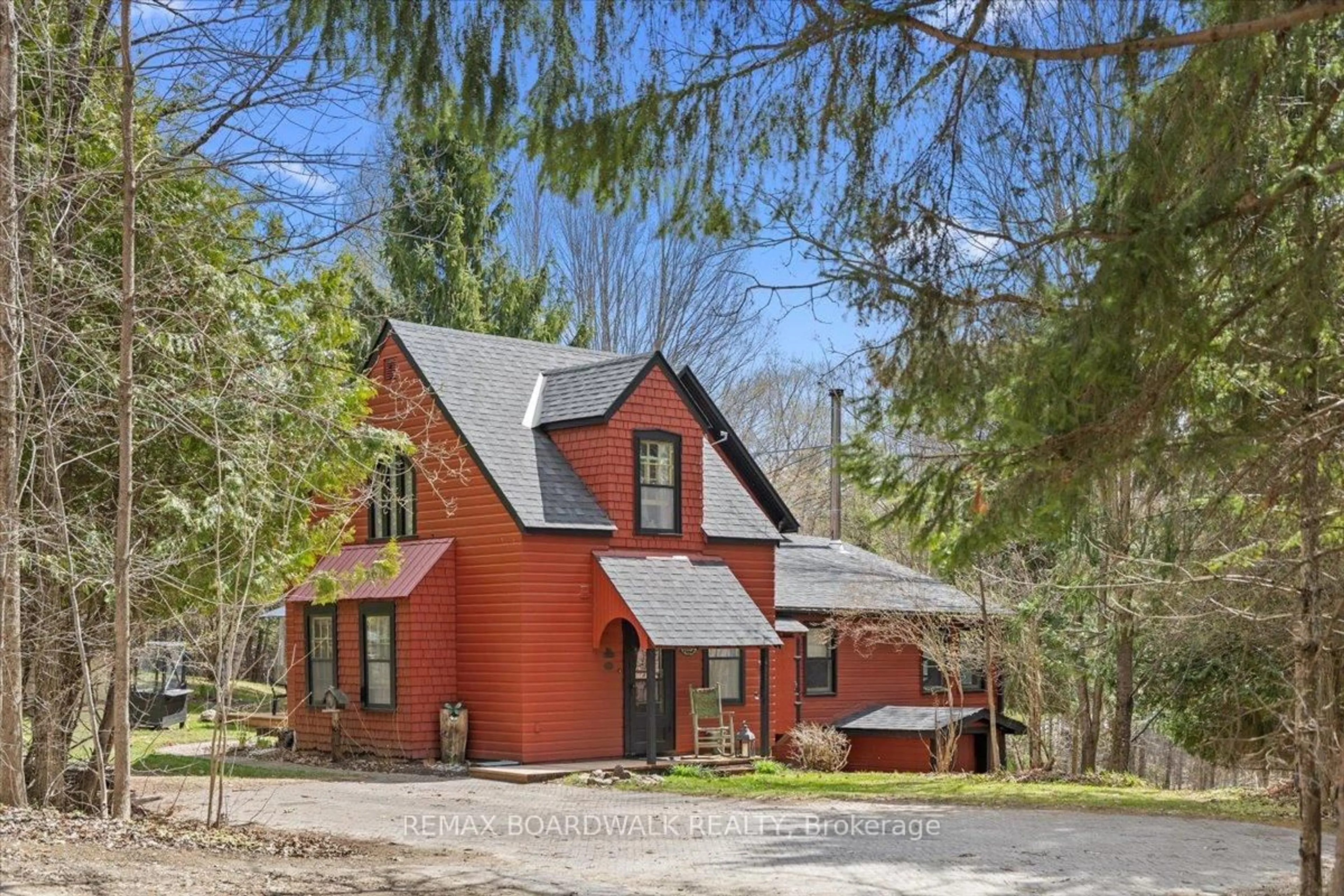 Home with brick exterior material, street for 105 PURDONS BAY Rd, Mcdonalds Corners Ontario K0G 1M0