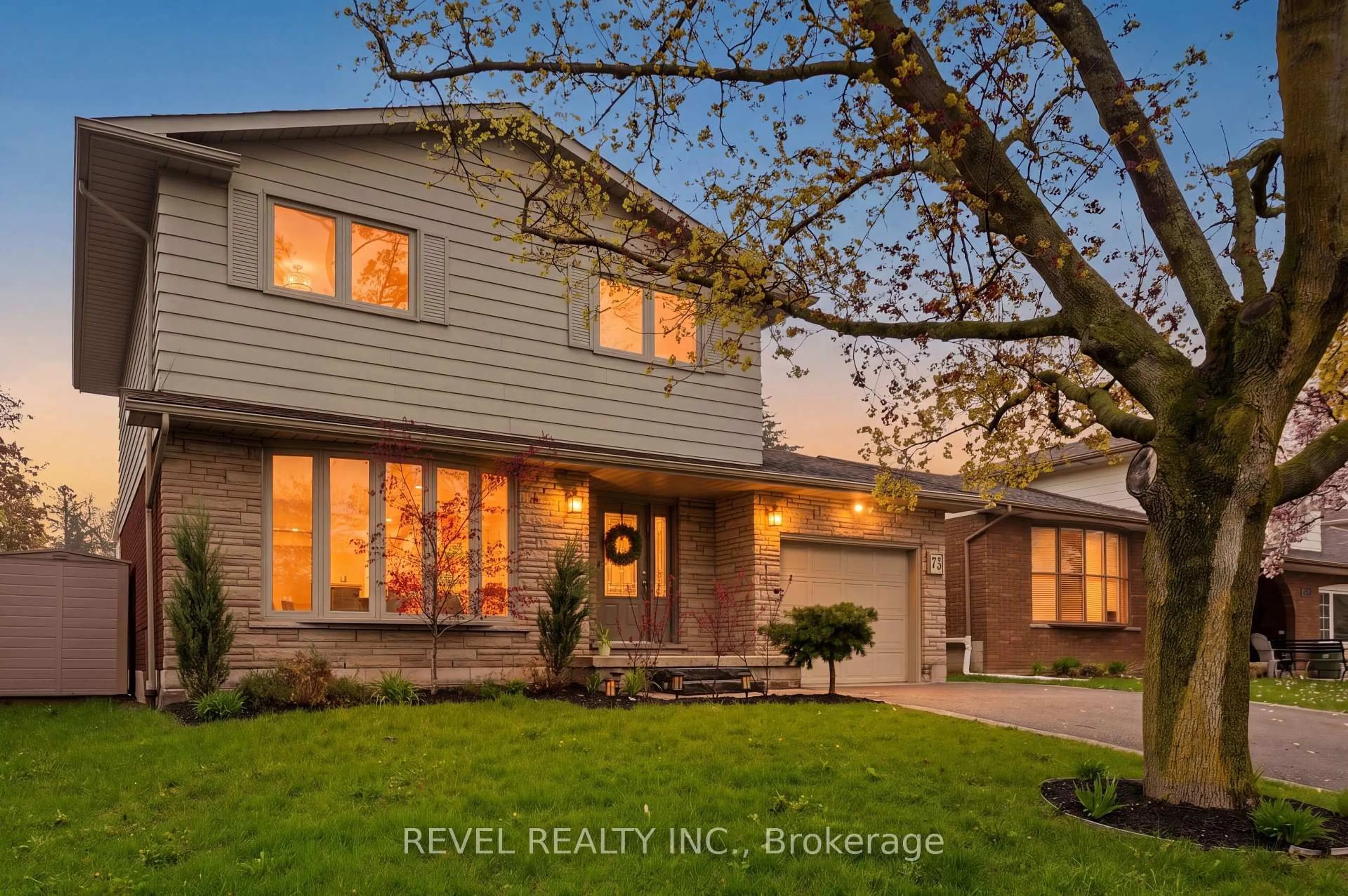 Home with brick exterior material, street for 73 San Fernando Dr, Hamilton Ontario L9C 2C3