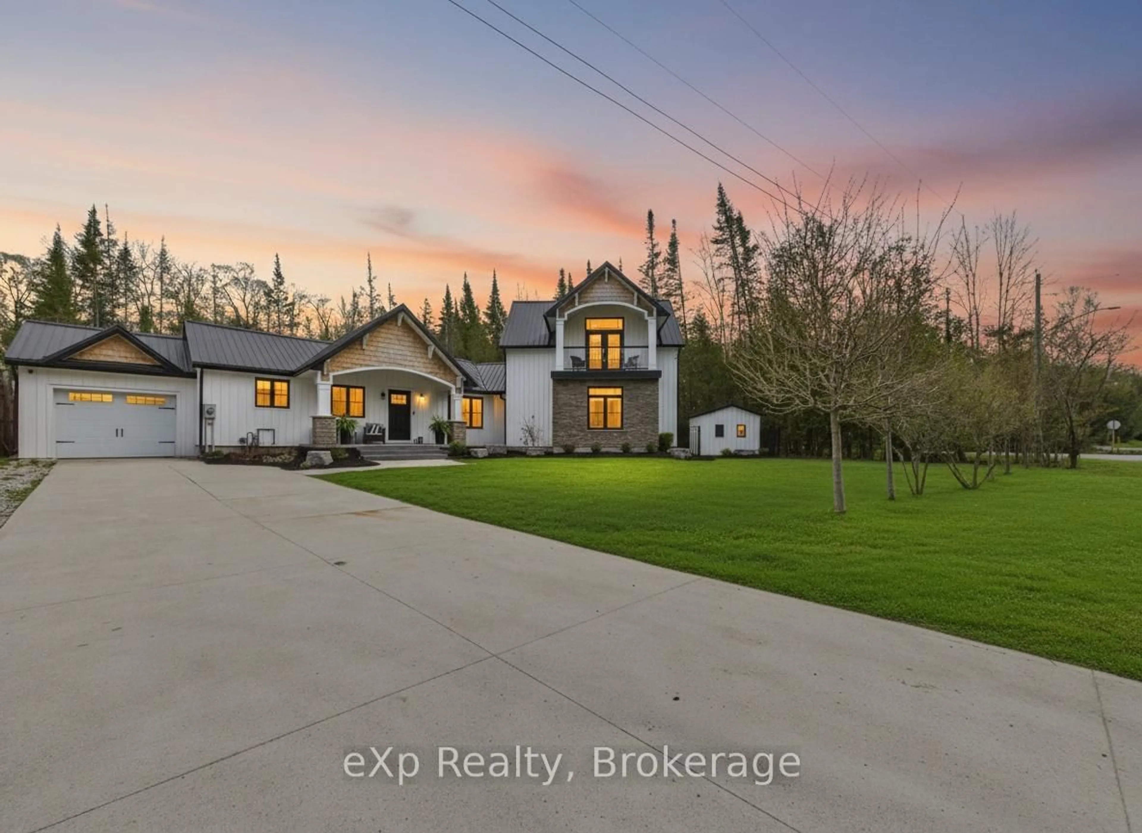 A pic from outside/outdoor area/front of a property/back of a property/a pic from drone, street for 24 Bell Rd, Saugeen Shores Ontario N0H 2C5