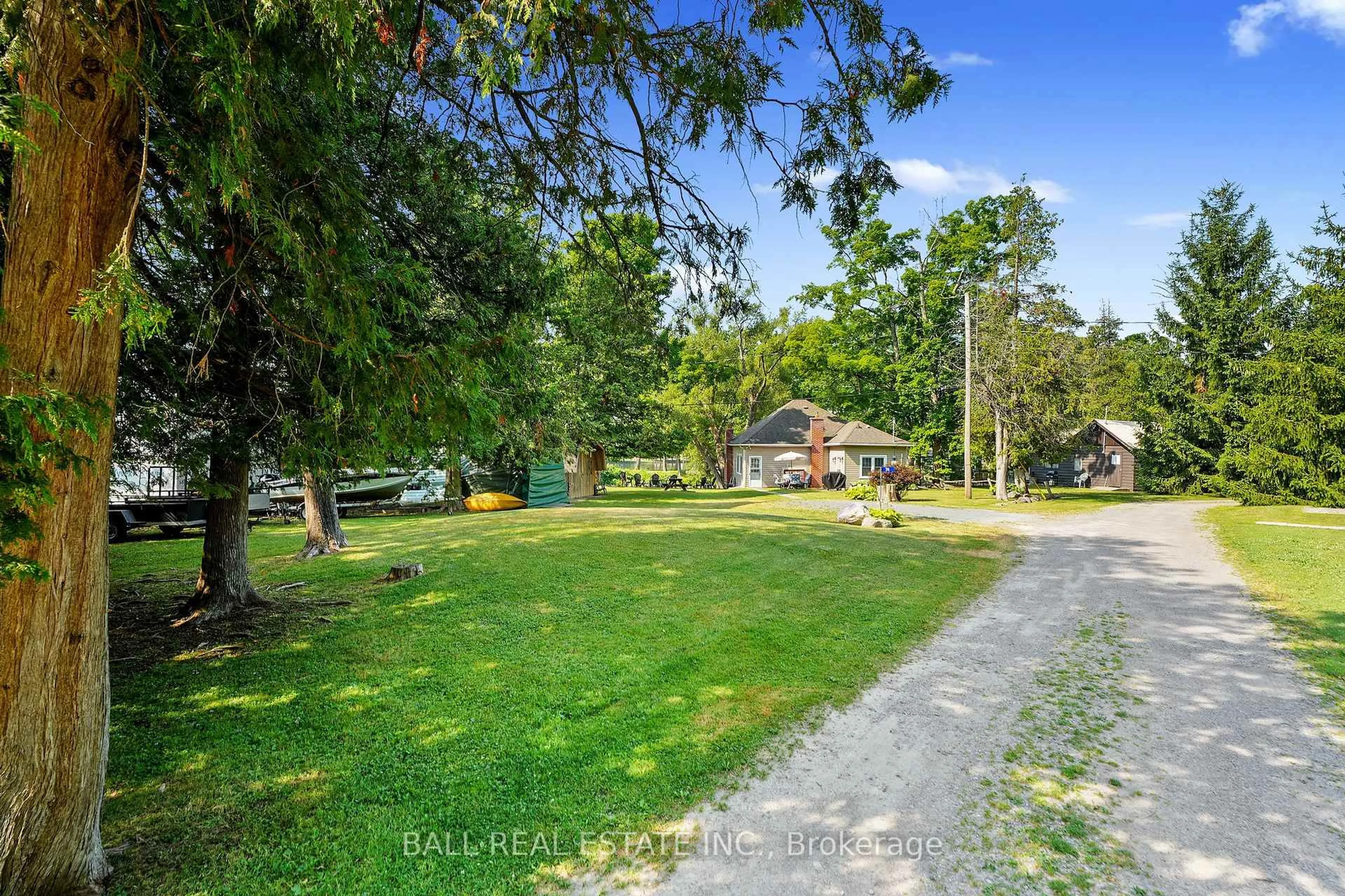 A pic from outside/outdoor area/front of a property/back of a property/a pic from drone, unknown for 74 Lucky Strike Rd, Trent Hills Ontario K0L 1Z0