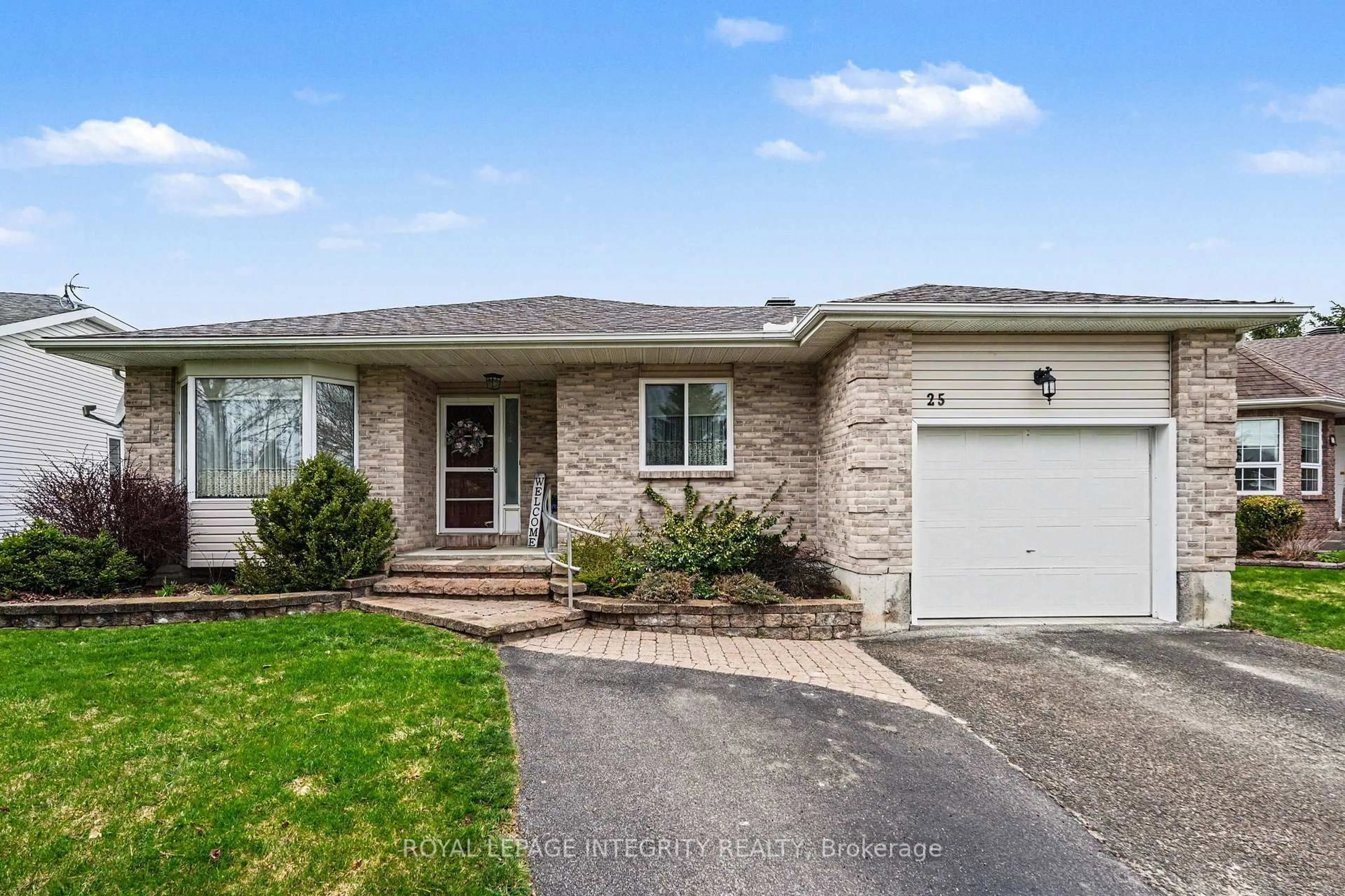 Home with brick exterior material, street for 25 Decaria Blvd, Perth Ontario K7H 3P8