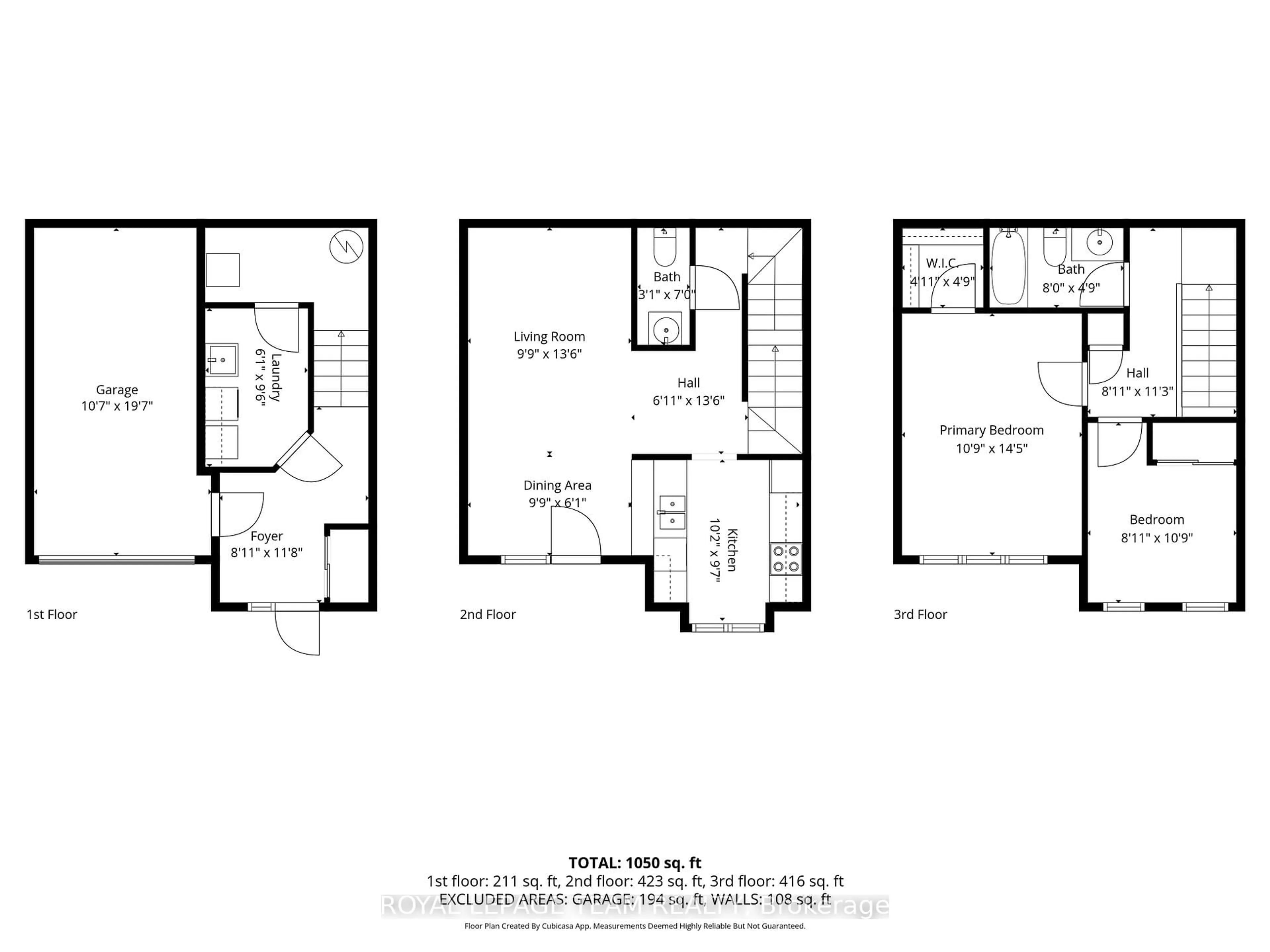 Floor plan for 599 Foxlight Circ, Ottawa Ontario K2M 0L9