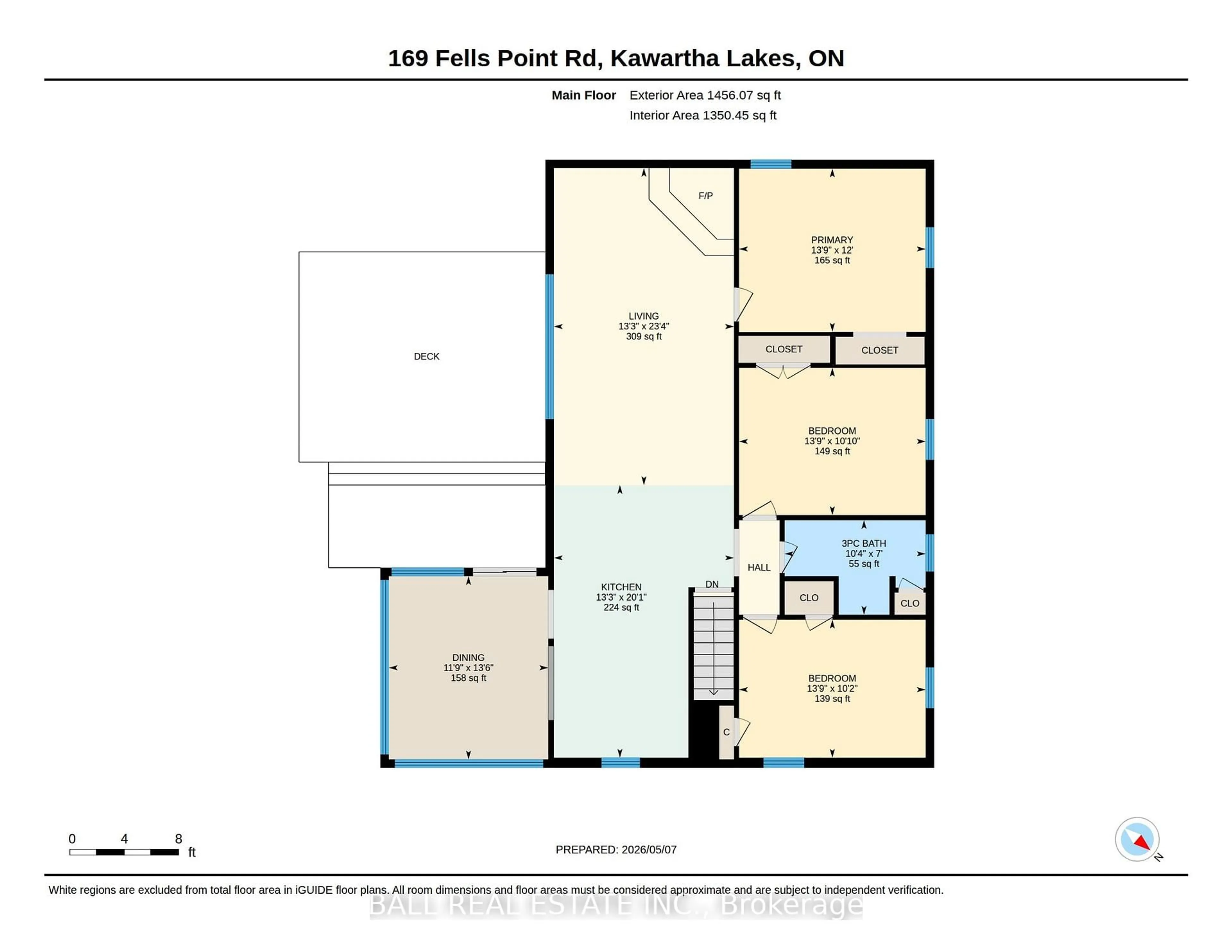 Floor plan for 169 Fells Point Rd, Kawartha Lakes Ontario K0M 1N0