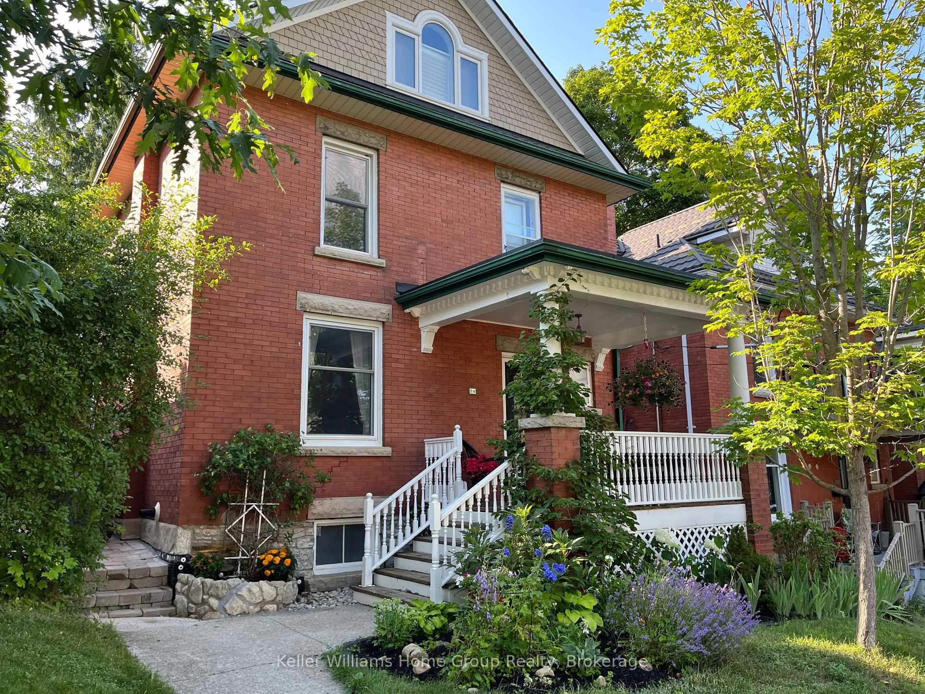 Home with brick exterior material, street for 24 Powell St, Guelph Ontario N1H 1T8