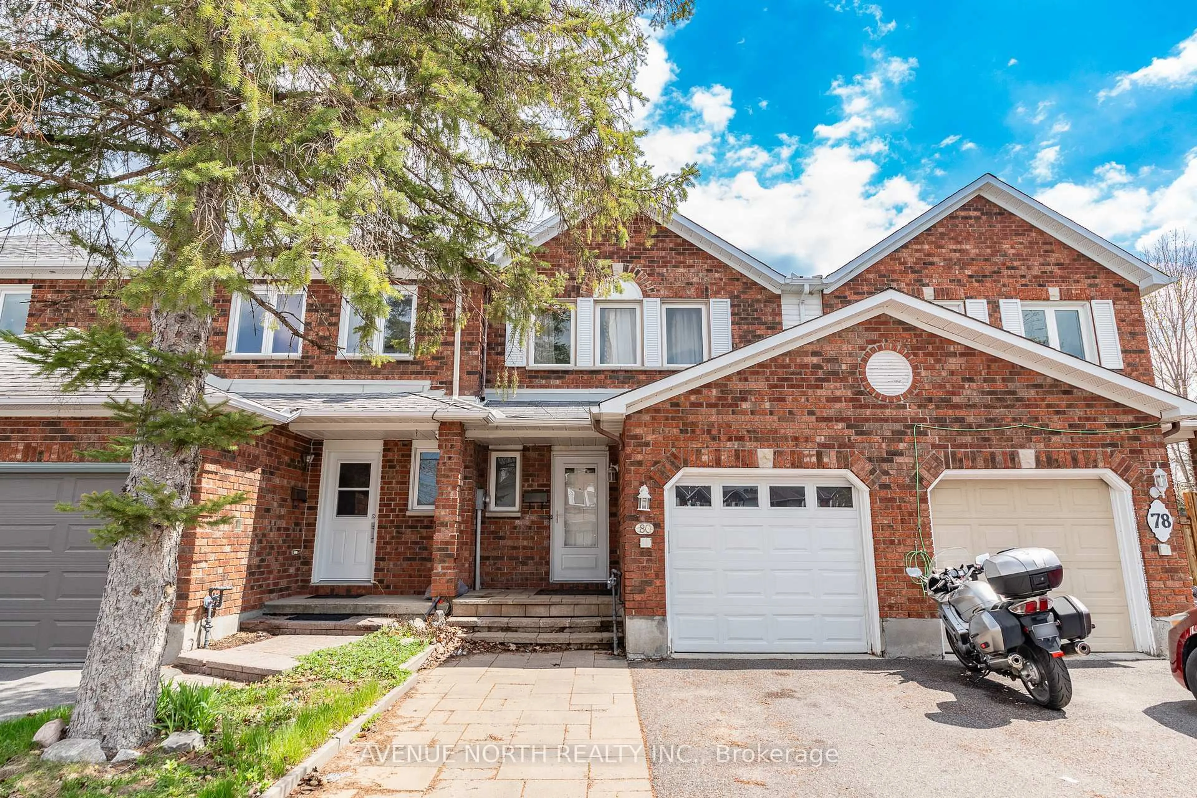 Home with brick exterior material, street for 80 WOODBURY Cres, Ottawa Ontario K1G 5E1