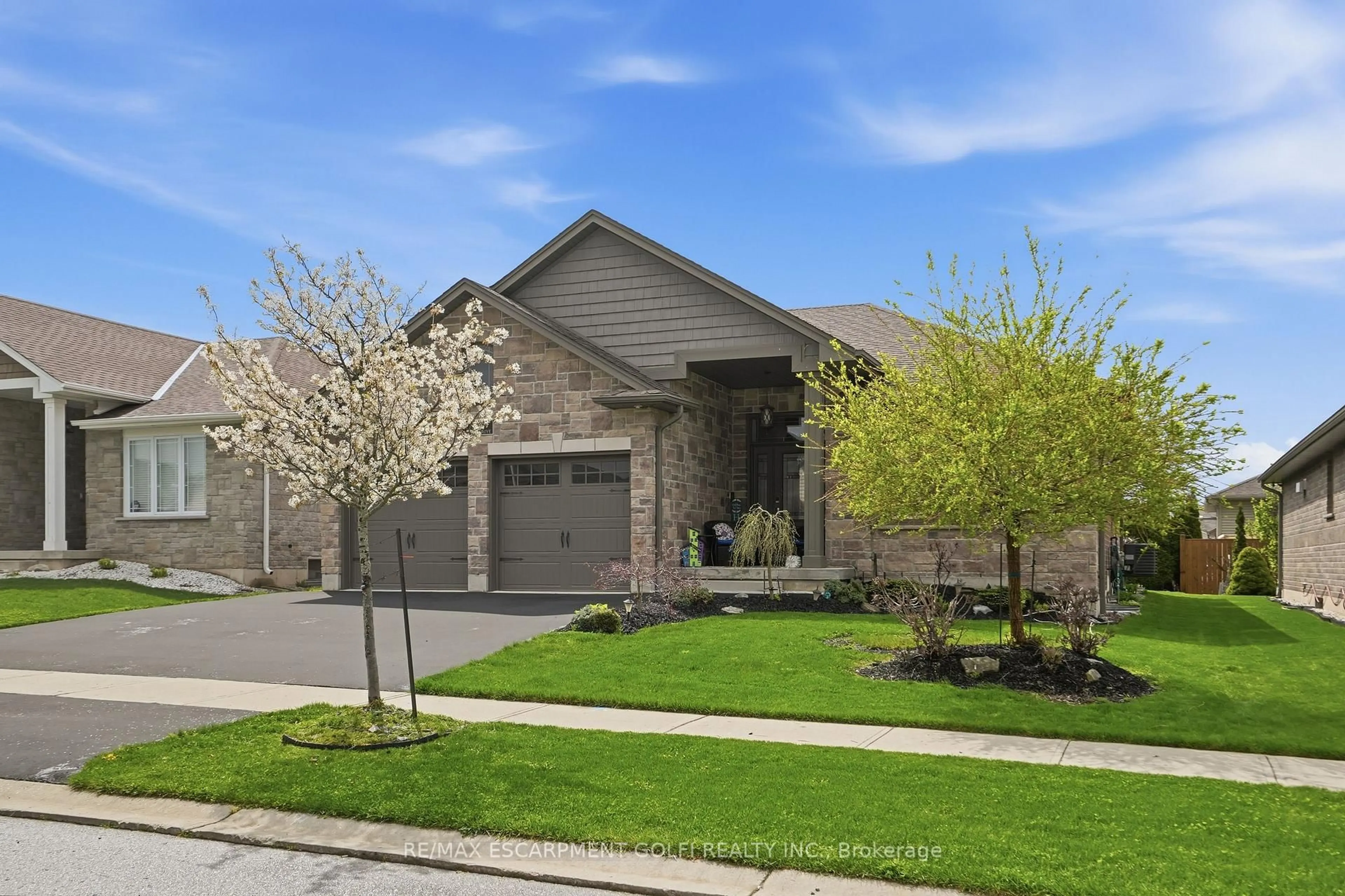 Home with brick exterior material, street for 35 Patten Dr, Brant Ontario N0E 1N0