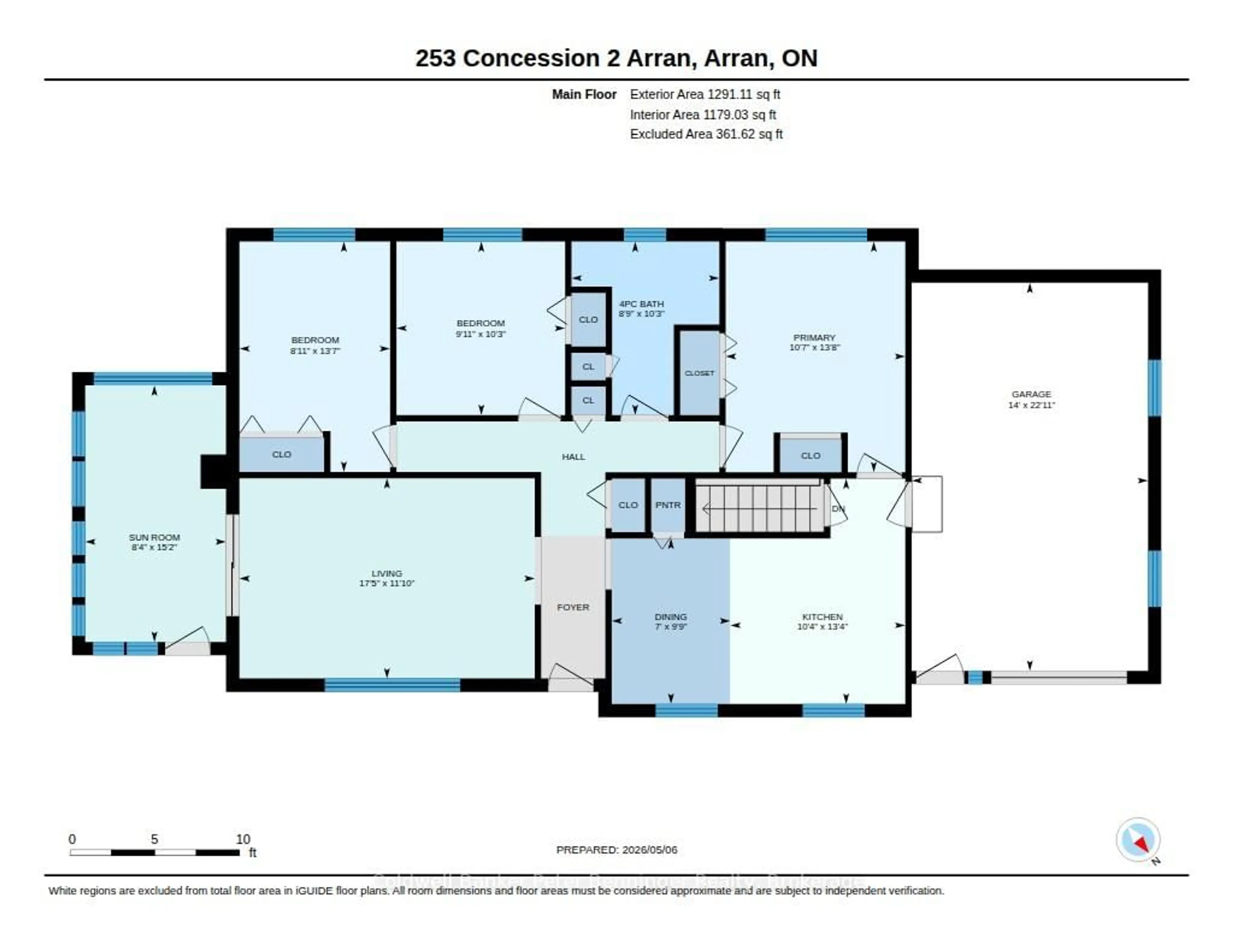 Floor plan for 253 2nd Concession, Arran-Elderslie Ontario N0H 1L0