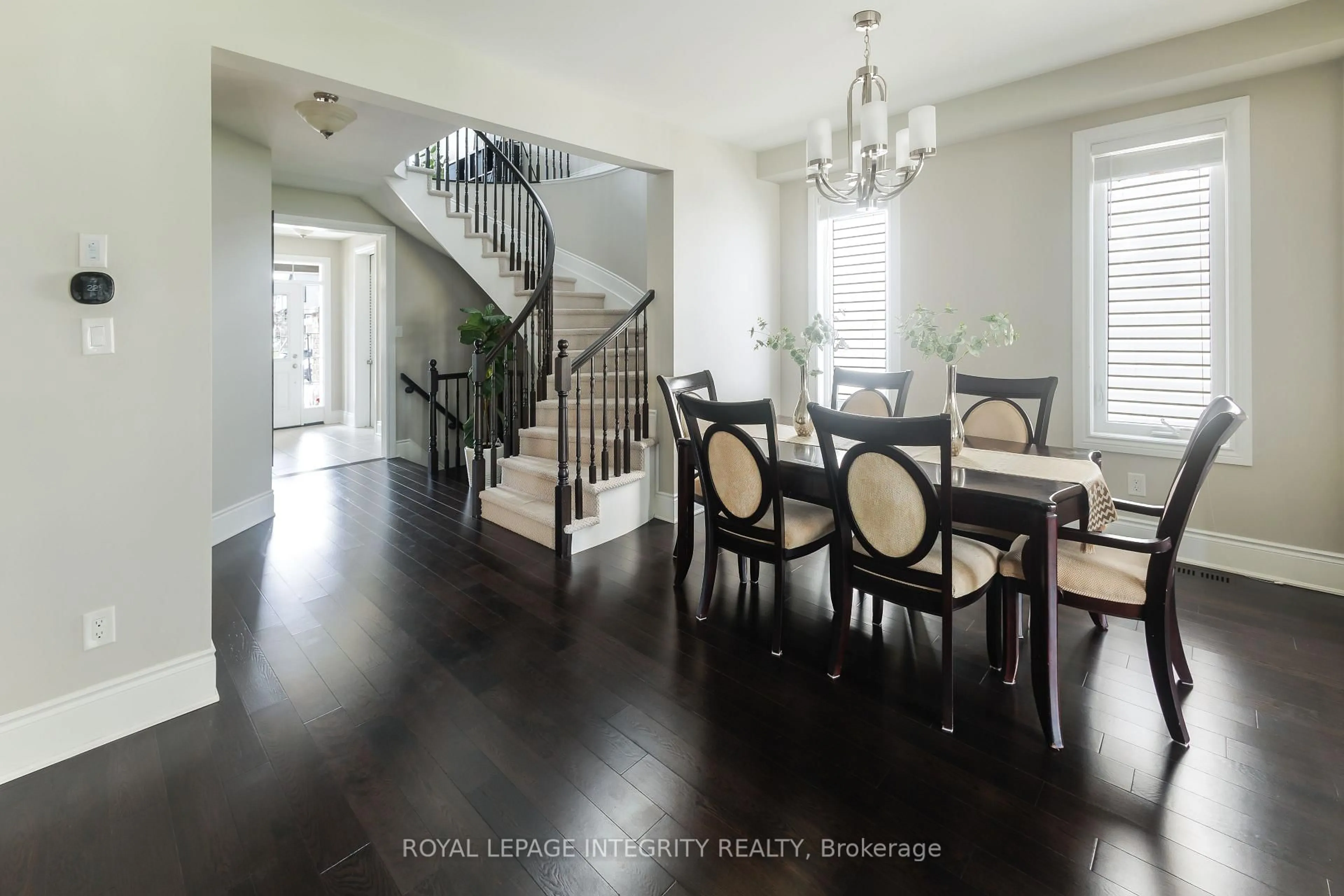 Dining room, wood/laminate floor for 224 Ponderosa St, Ottawa Ontario K2S 1E7