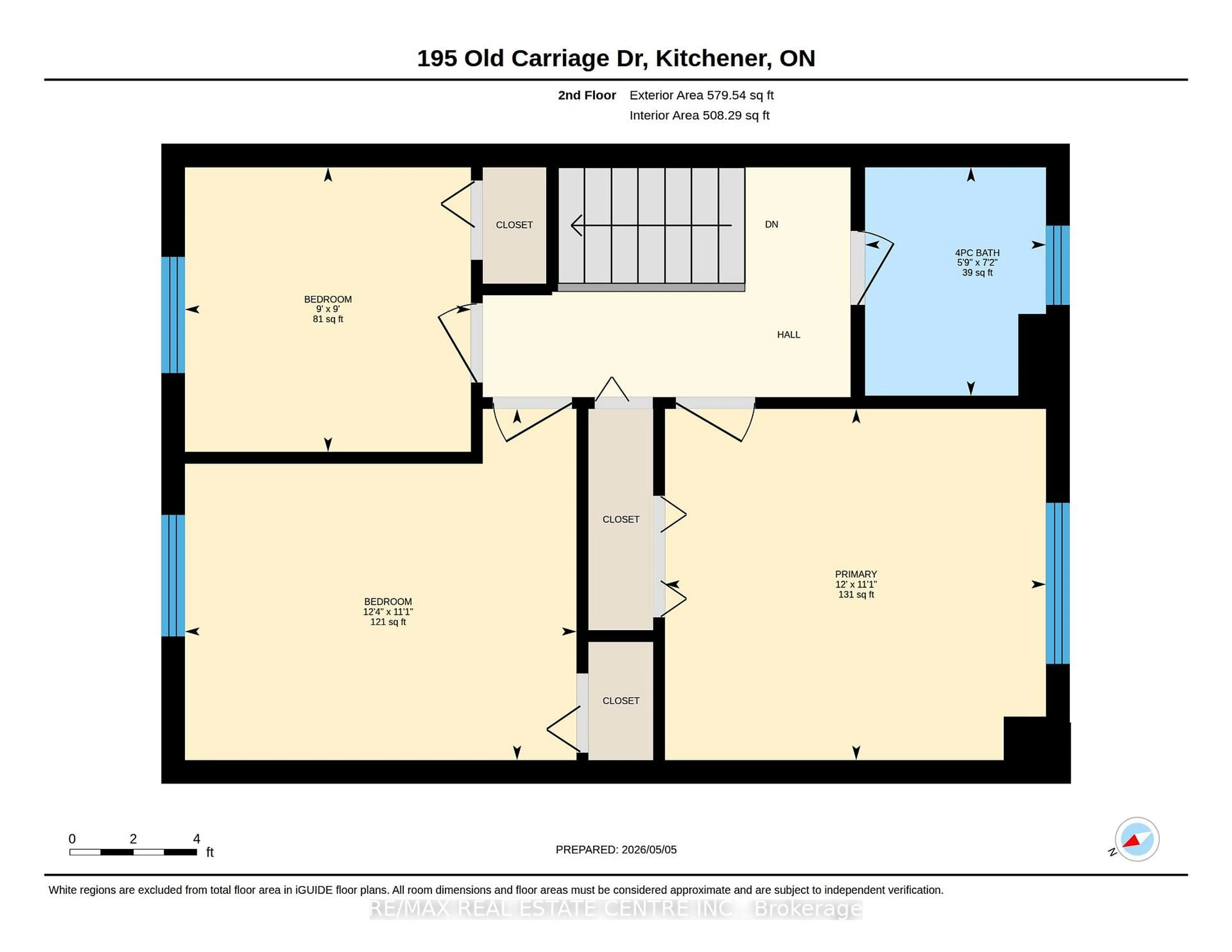 Floor plan for 195 OLD CARRIAGE Dr, Kitchener Ontario N2P 1H5