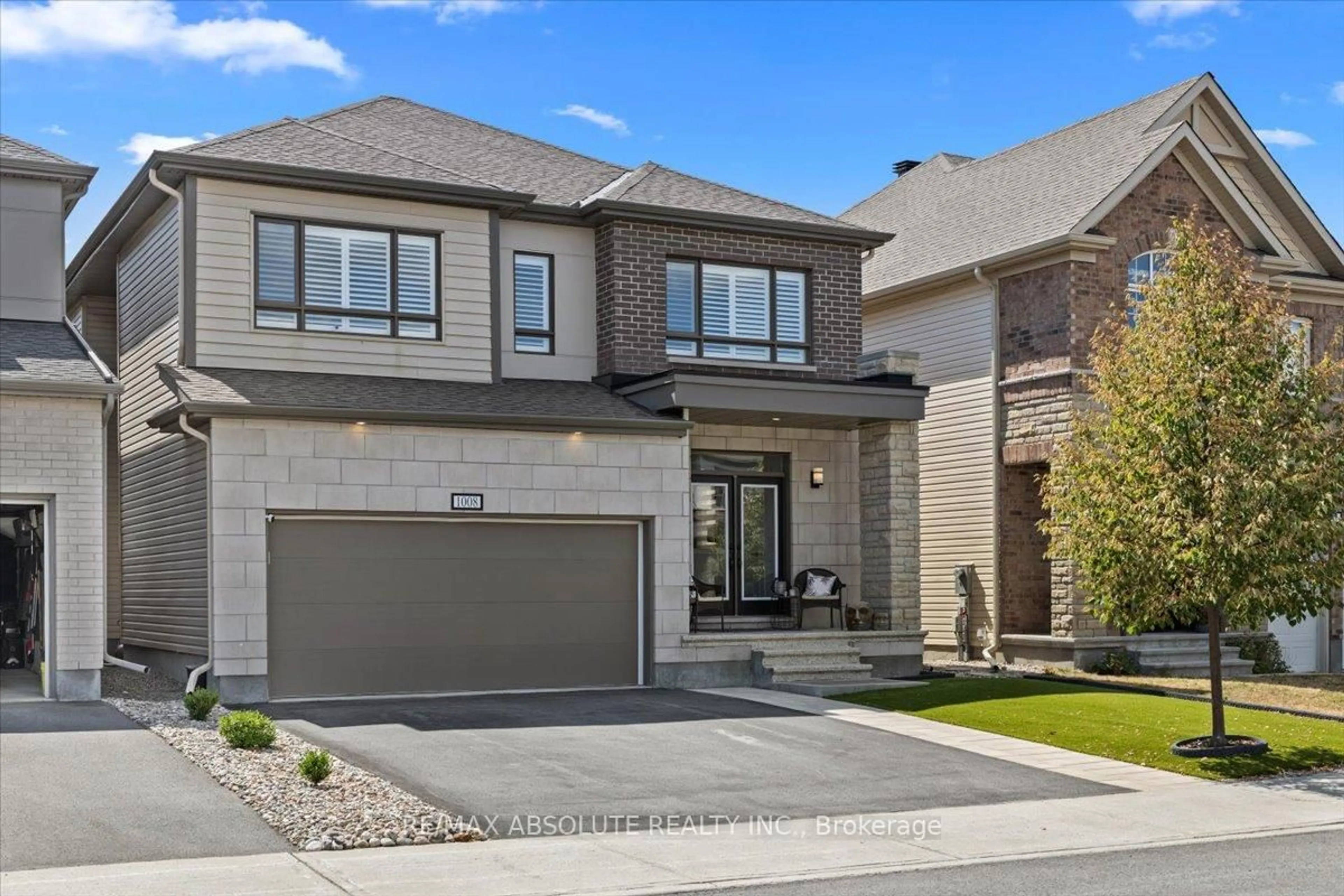 Home with brick exterior material, street for 1008 Manege St, Ottawa Ontario K2S 0Y7