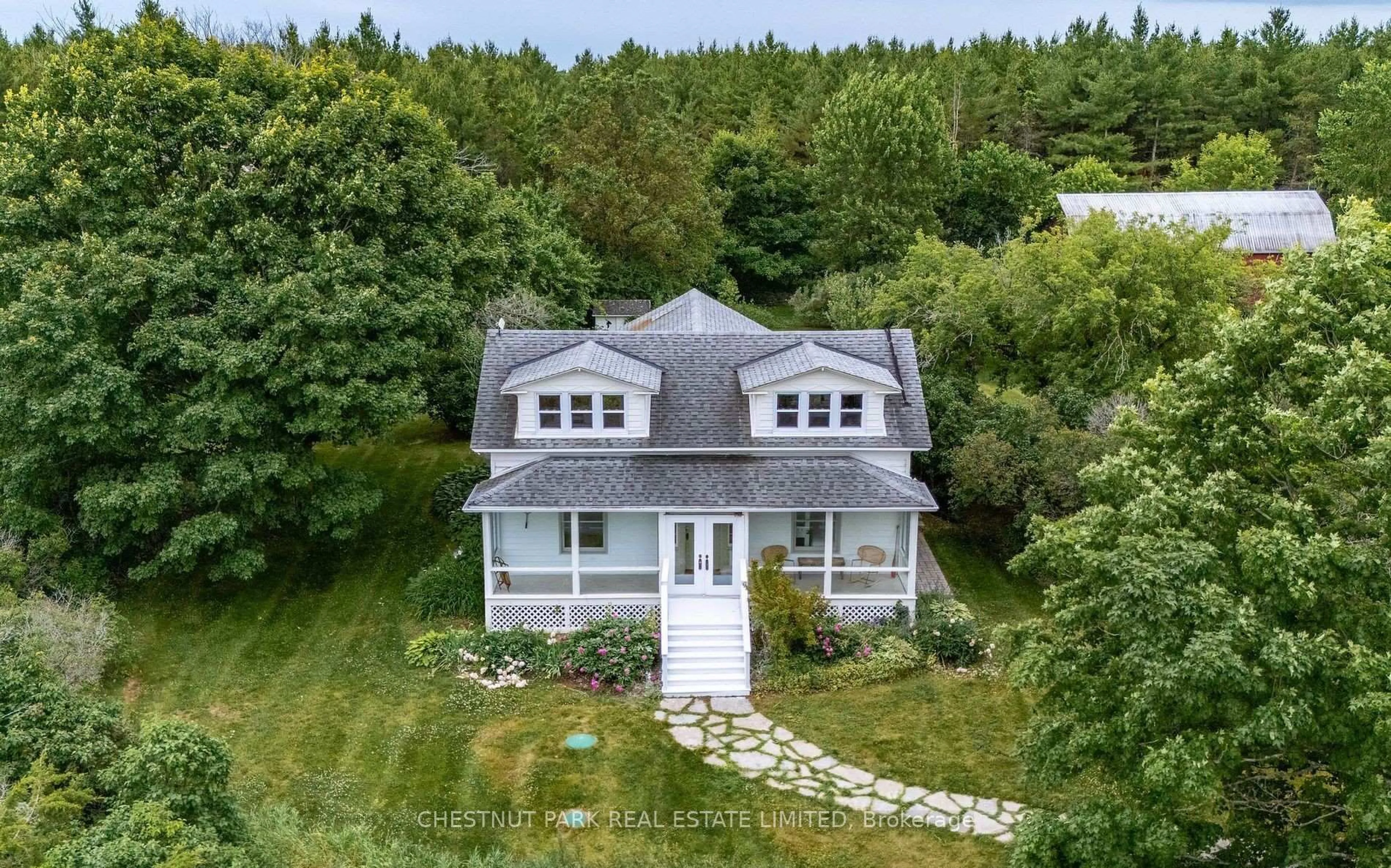A pic from outside/outdoor area/front of a property/back of a property/a pic from drone, building for 1472 County Rd 7 Rd, Prince Edward County Ontario K0K 2T0