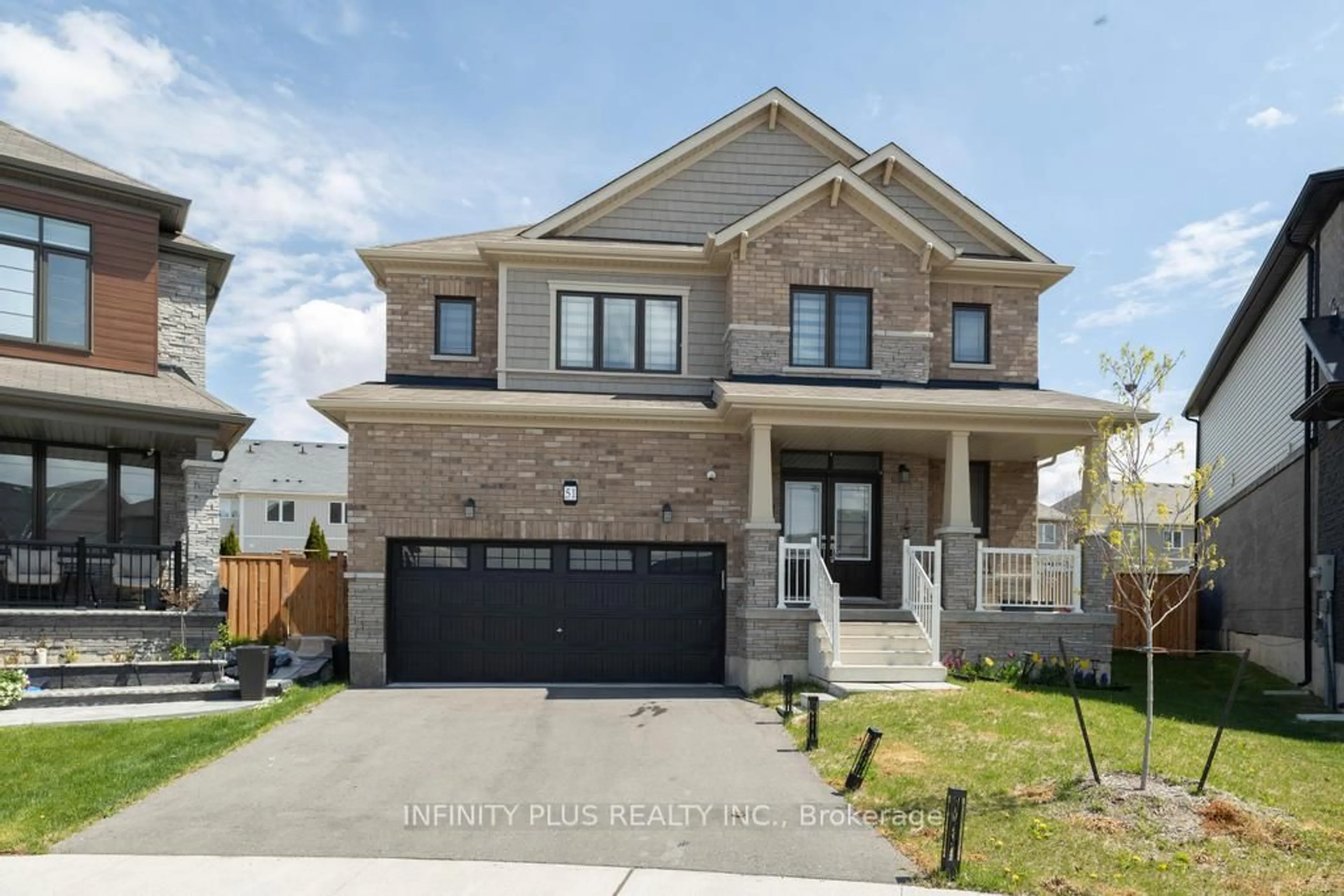 Home with brick exterior material, street for 51 Santo Crt, Woolwich Ontario N0B 1M0