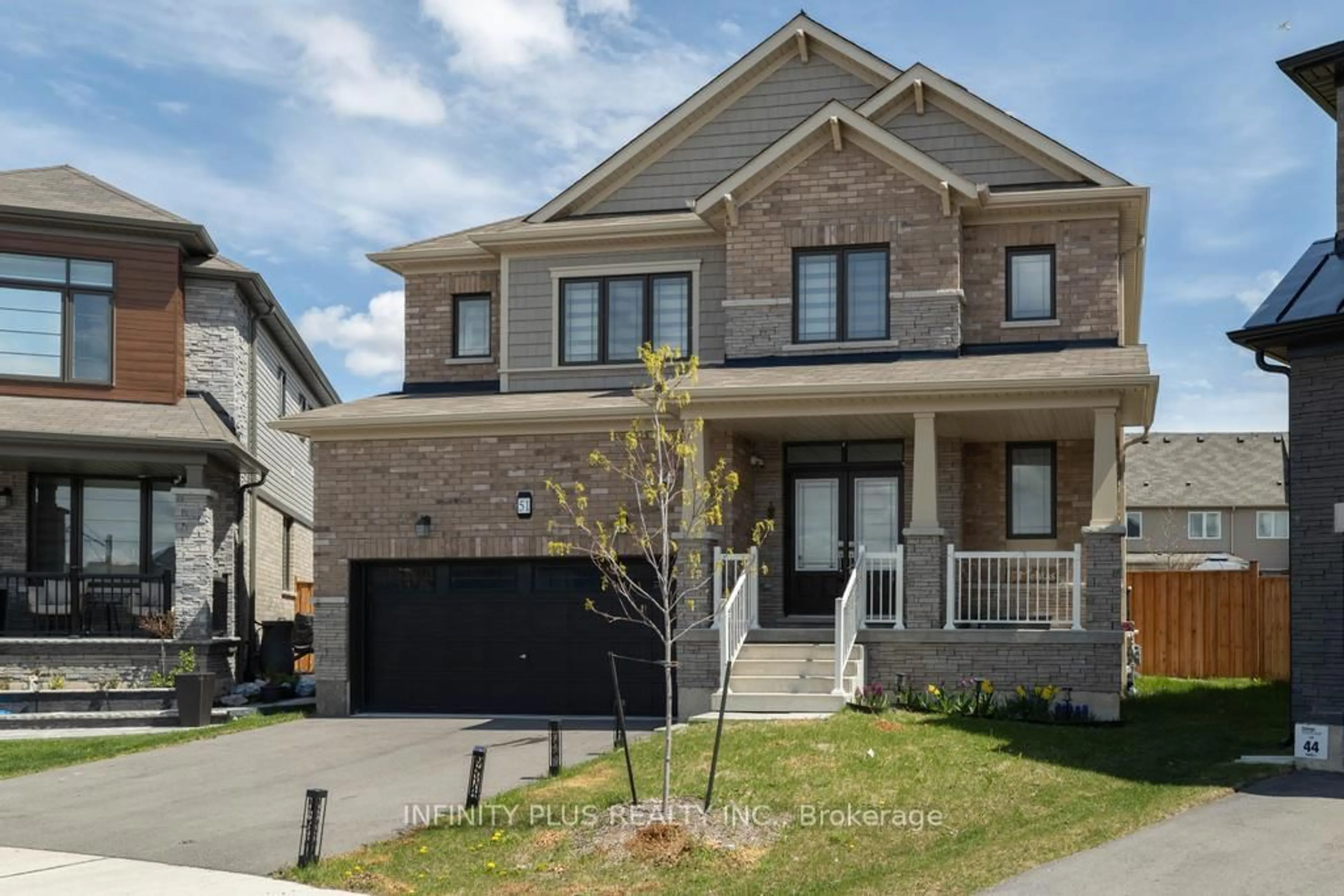 Home with brick exterior material, street for 51 Santo Crt, Woolwich Ontario N0B 1M0