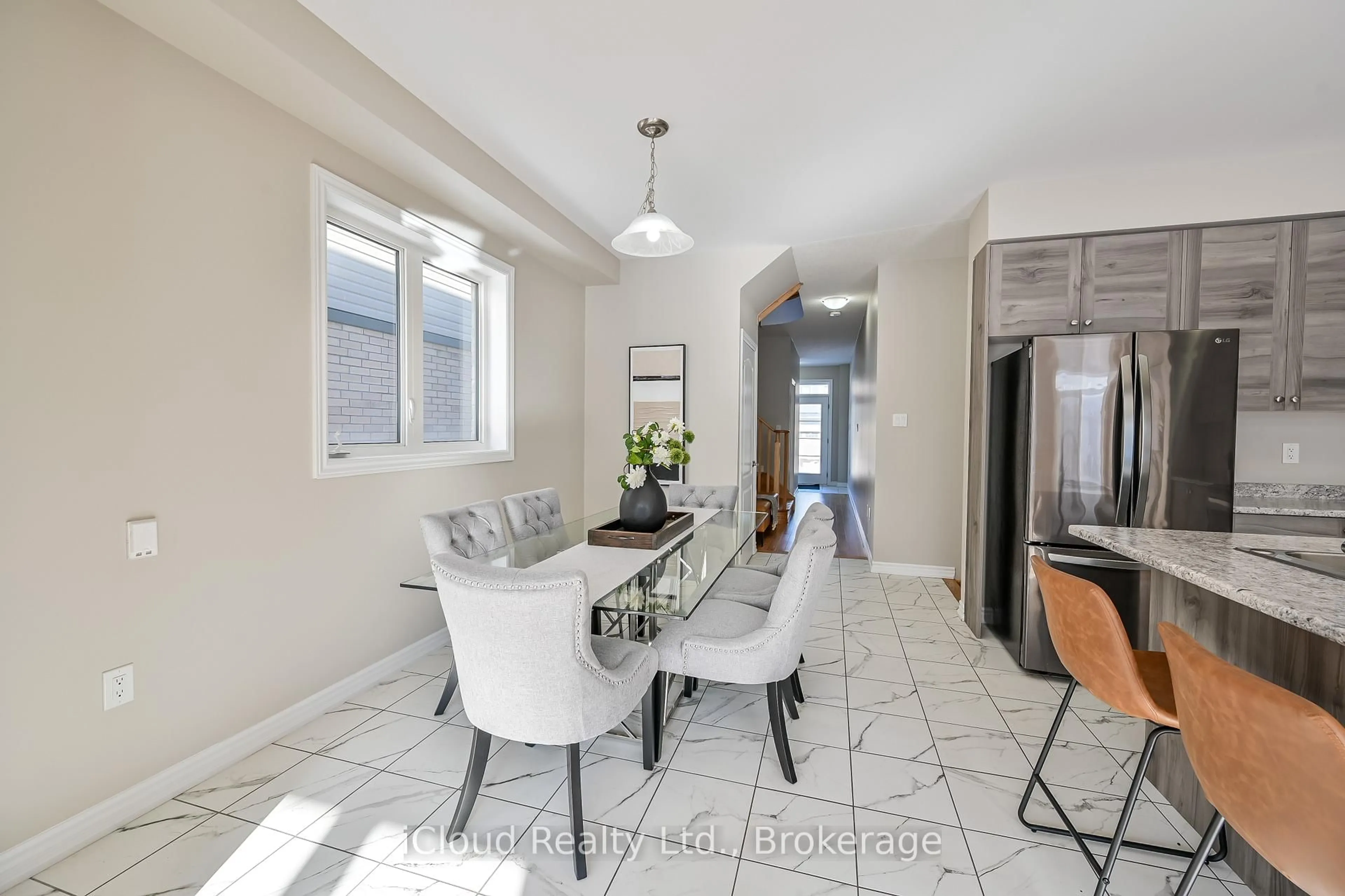 Dining room, ceramic/tile floor for 13 Gunn Ave, Brantford Ontario N3T 0V3