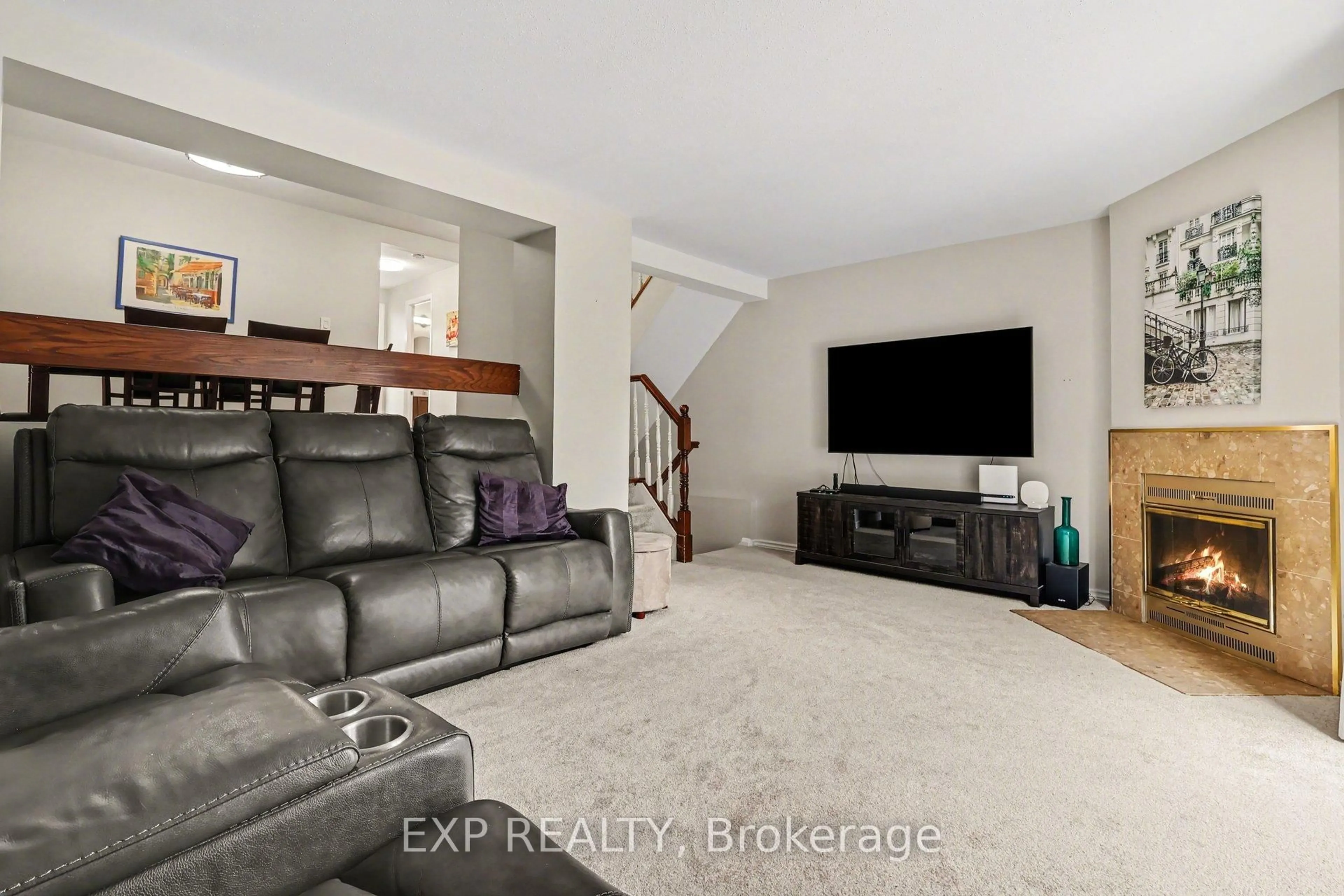 Living room with furniture, unknown for 1765 Lamoureux Dr #B, Ottawa Ontario K1E 2N5