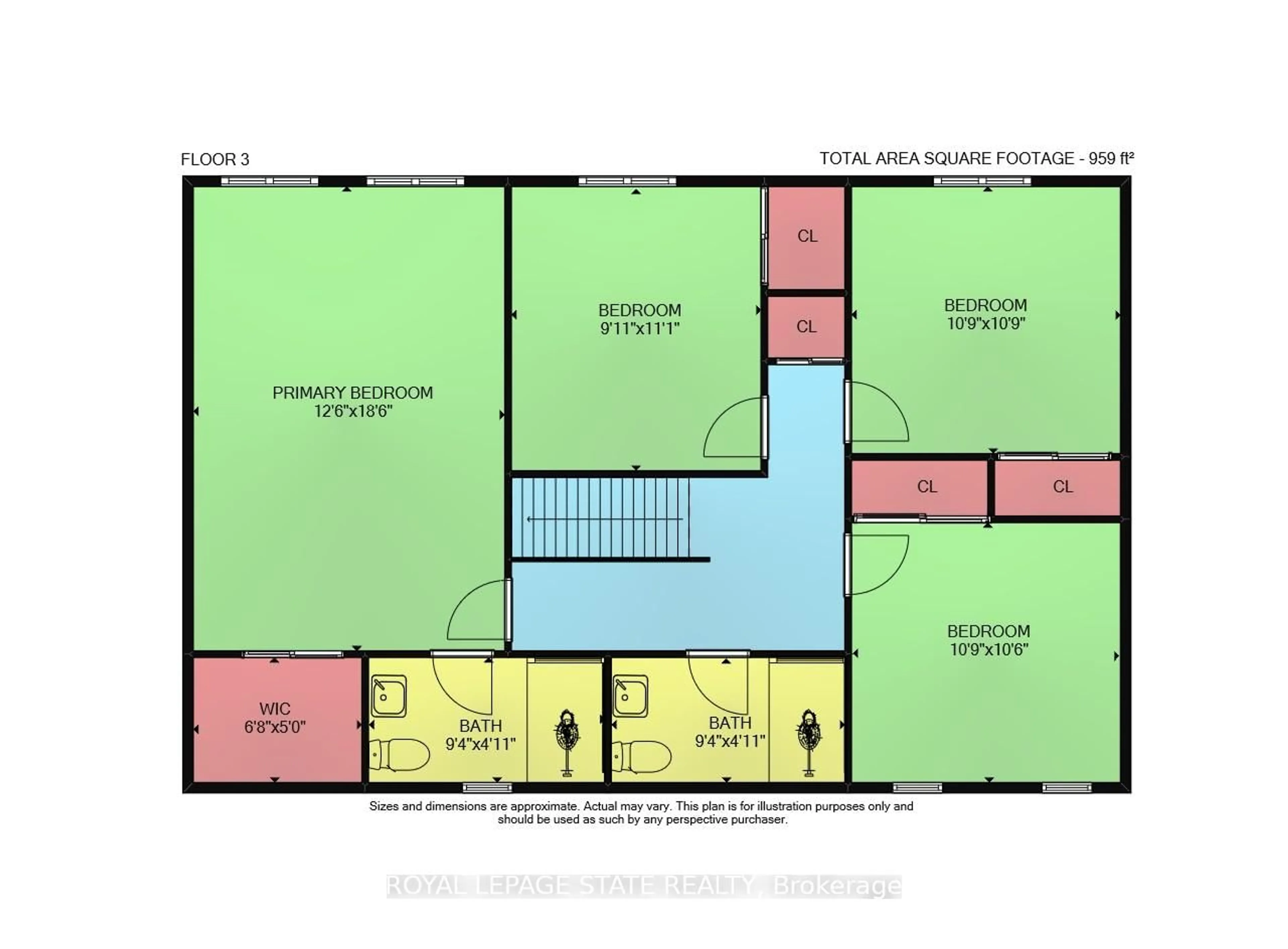 Floor plan for 3 Fairington Cres, St. Catharines Ontario L2N 5W2