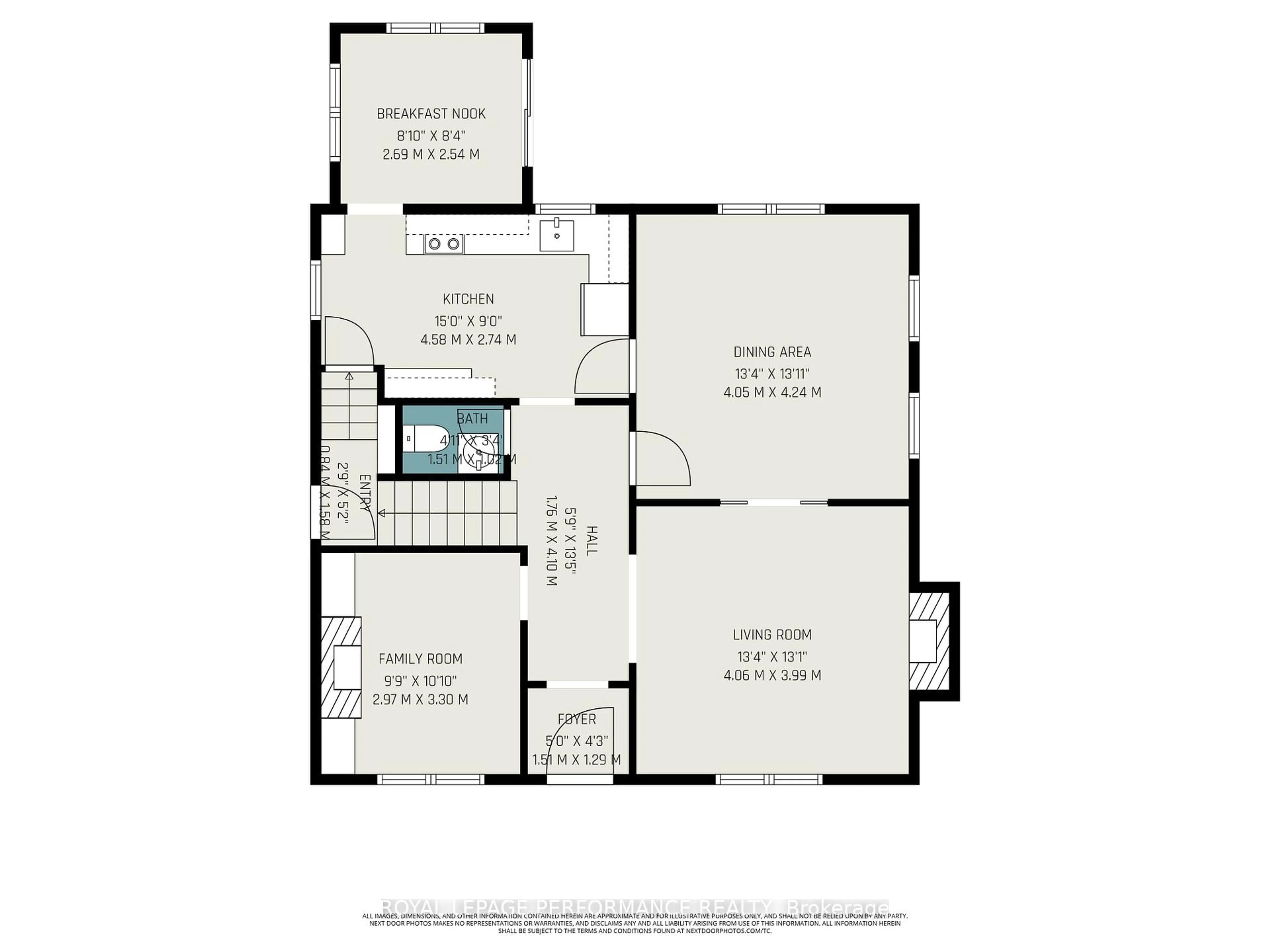 Floor plan for 49 Powell Ave, Ottawa Ontario K1S 1Z9