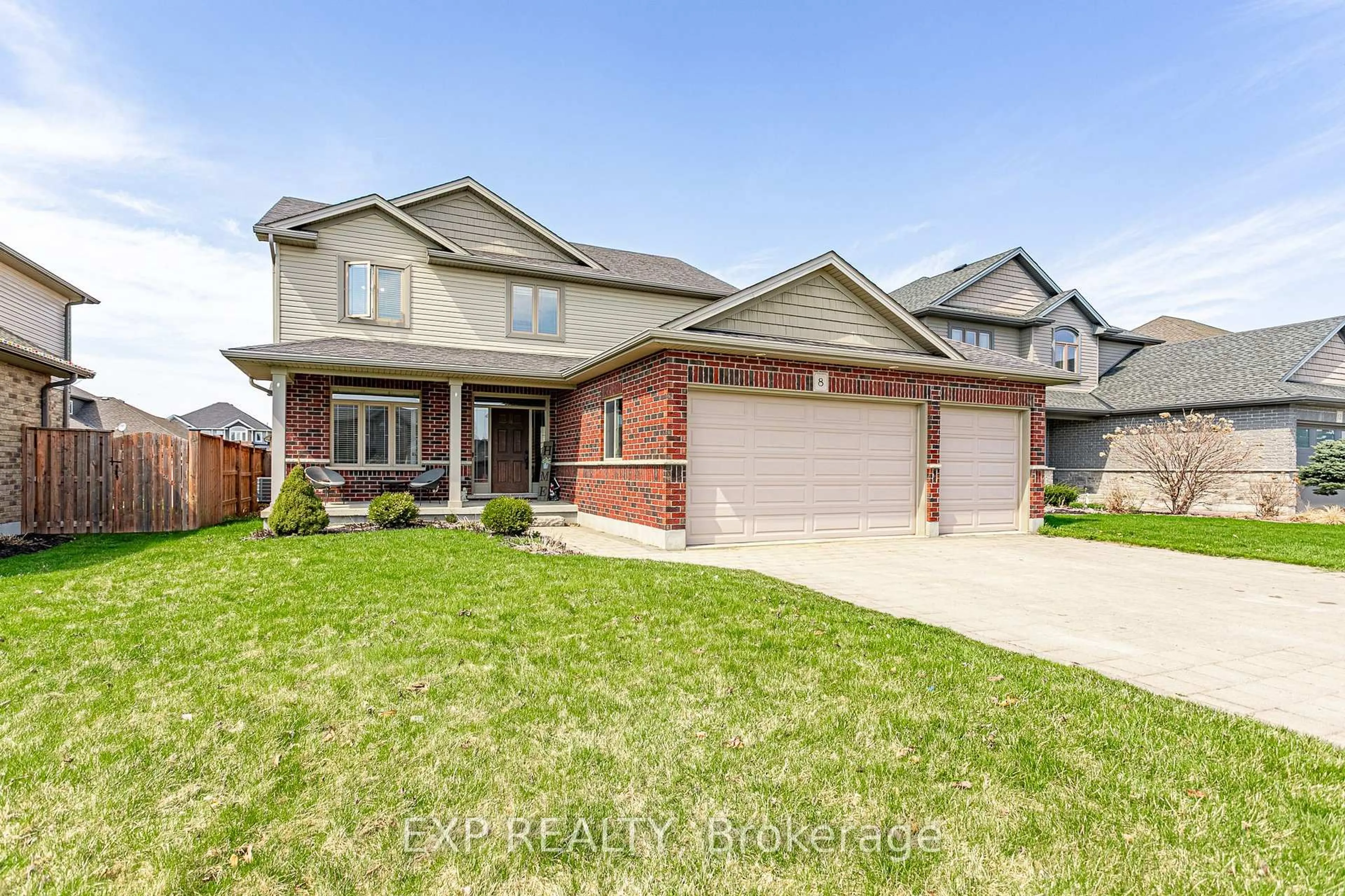 Home with brick exterior material, street for 8 Oliver Cres, Zorra Ontario N0M 2M0