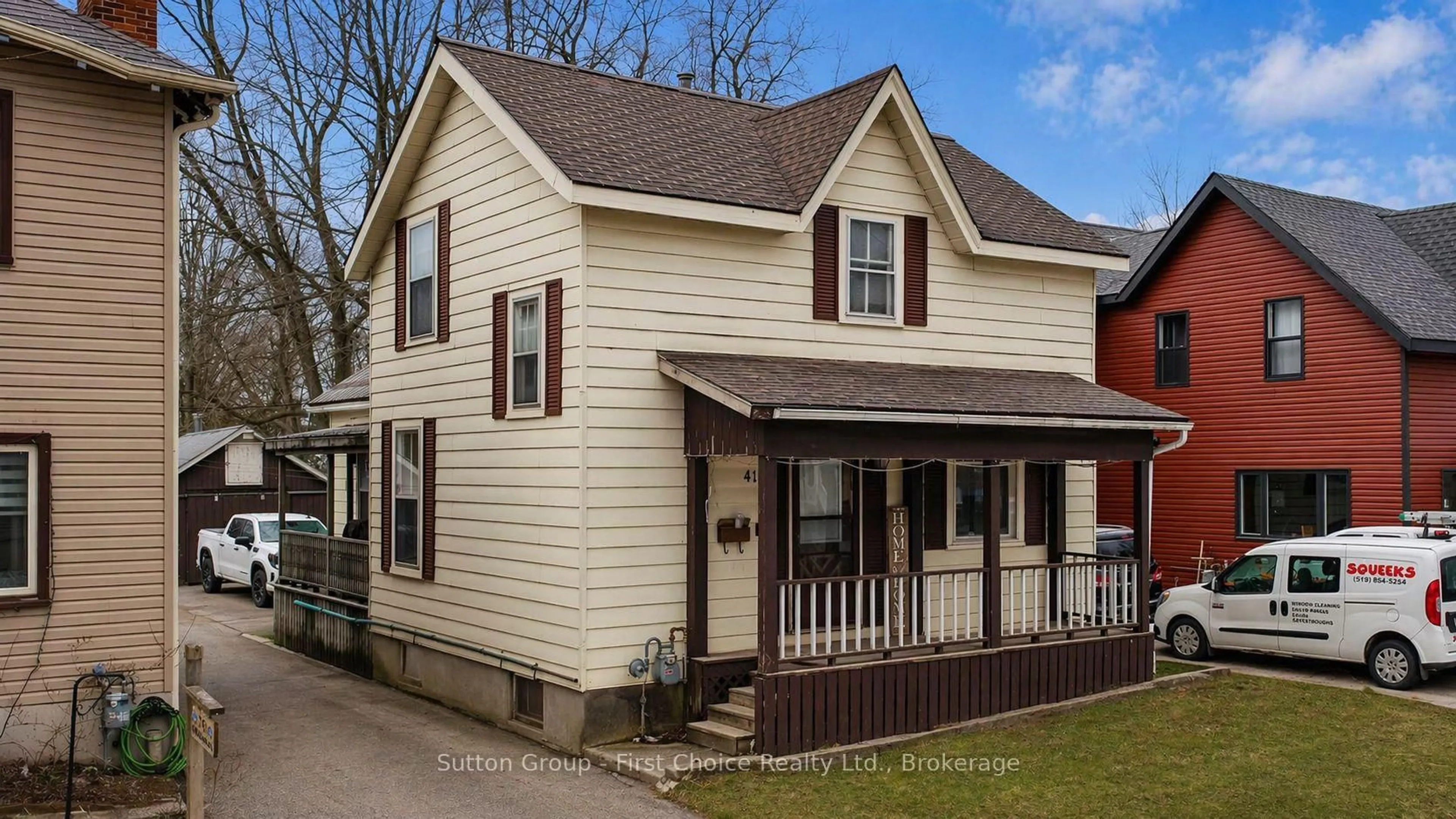 Home with vinyl exterior material, street for 41 Goderich St, Huron East Ontario N0K 1W0