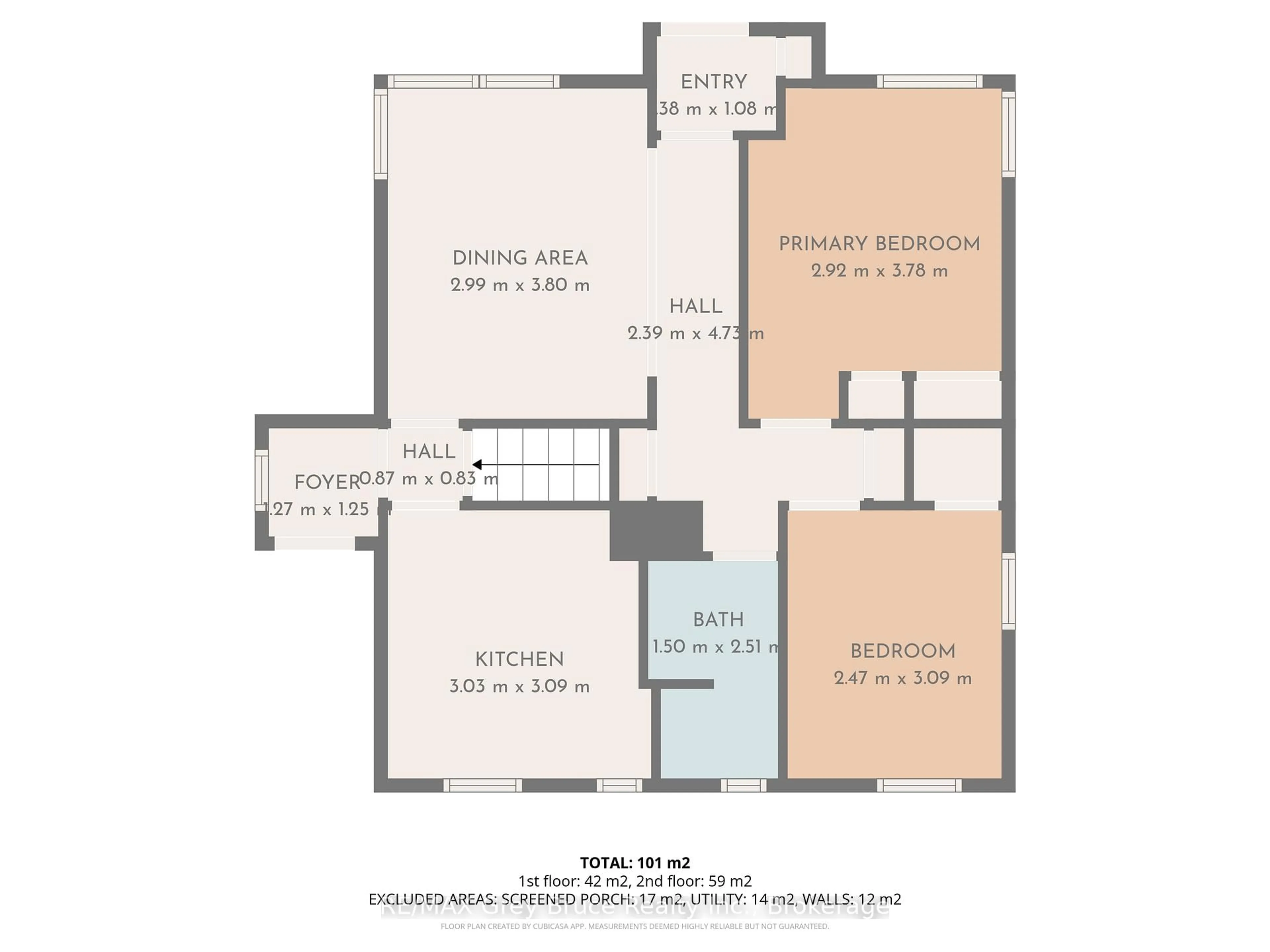 Floor plan for 173 Grandore St, Georgian Bluffs Ontario N0H 2T0