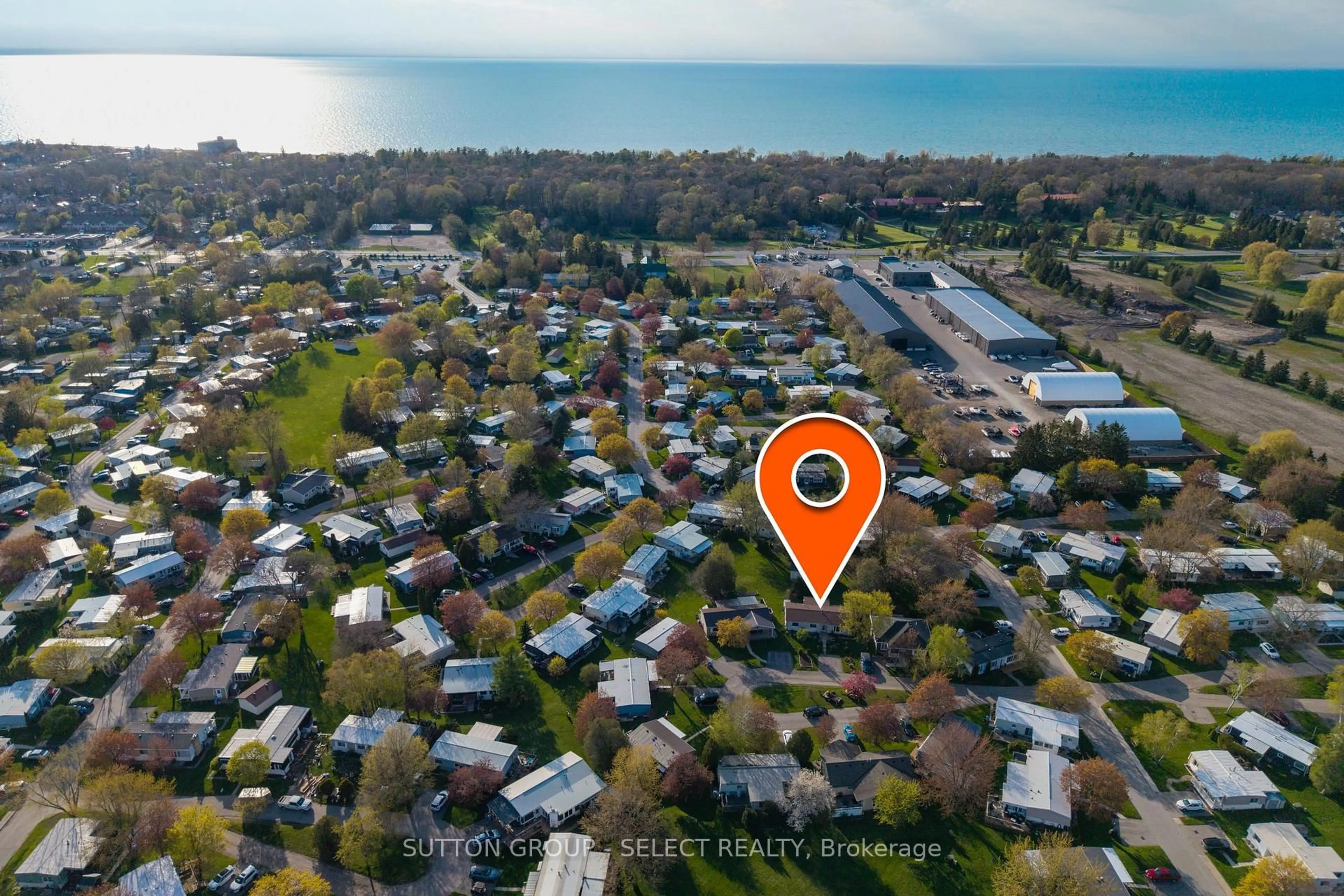A pic from outside/outdoor area/front of a property/back of a property/a pic from drone, street for 246 Southwinds Crt, South Huron Ontario N0M 1T0