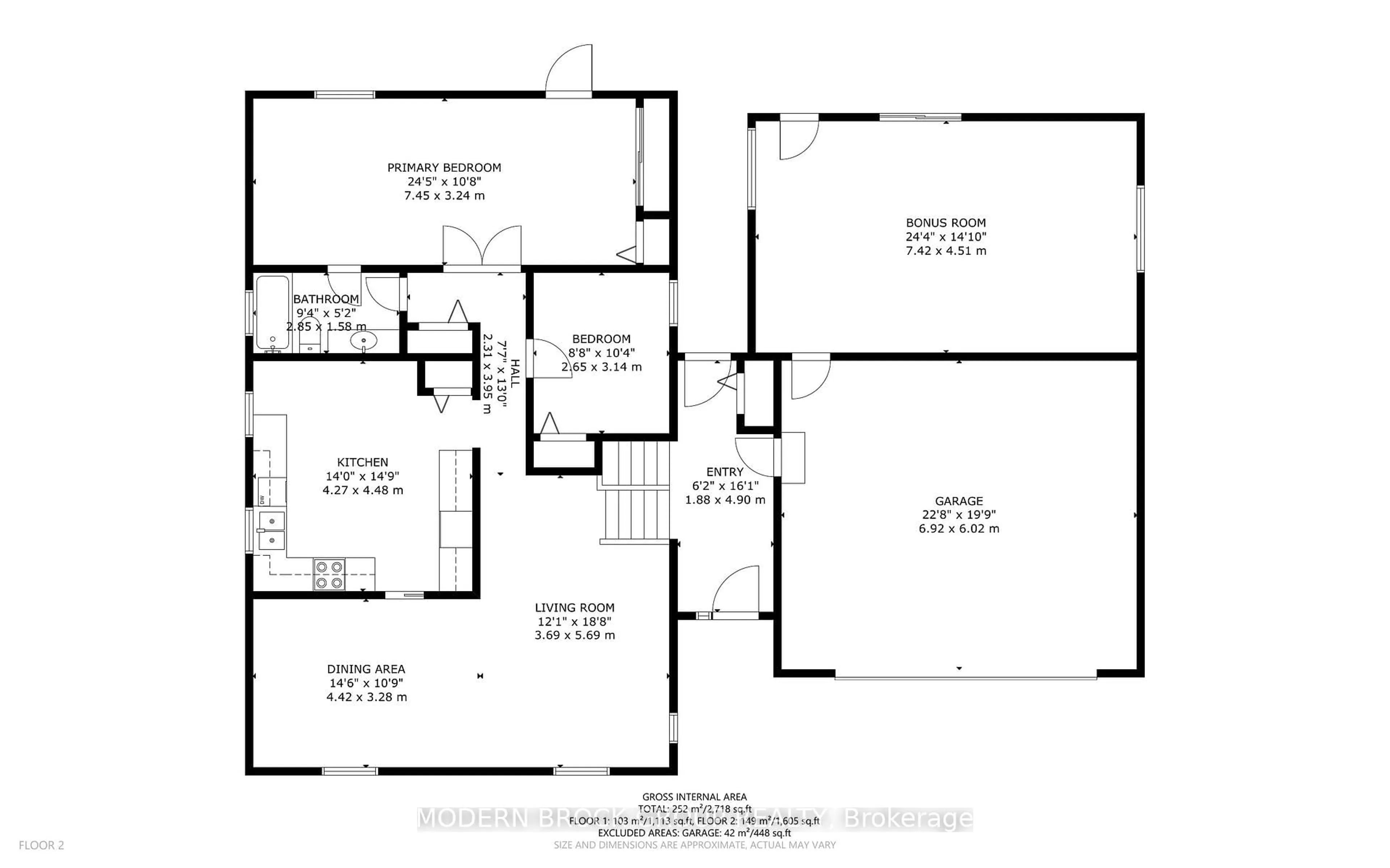 Floor plan for 865 Cunningham Cres, Brockville Ontario K6V 6H3
