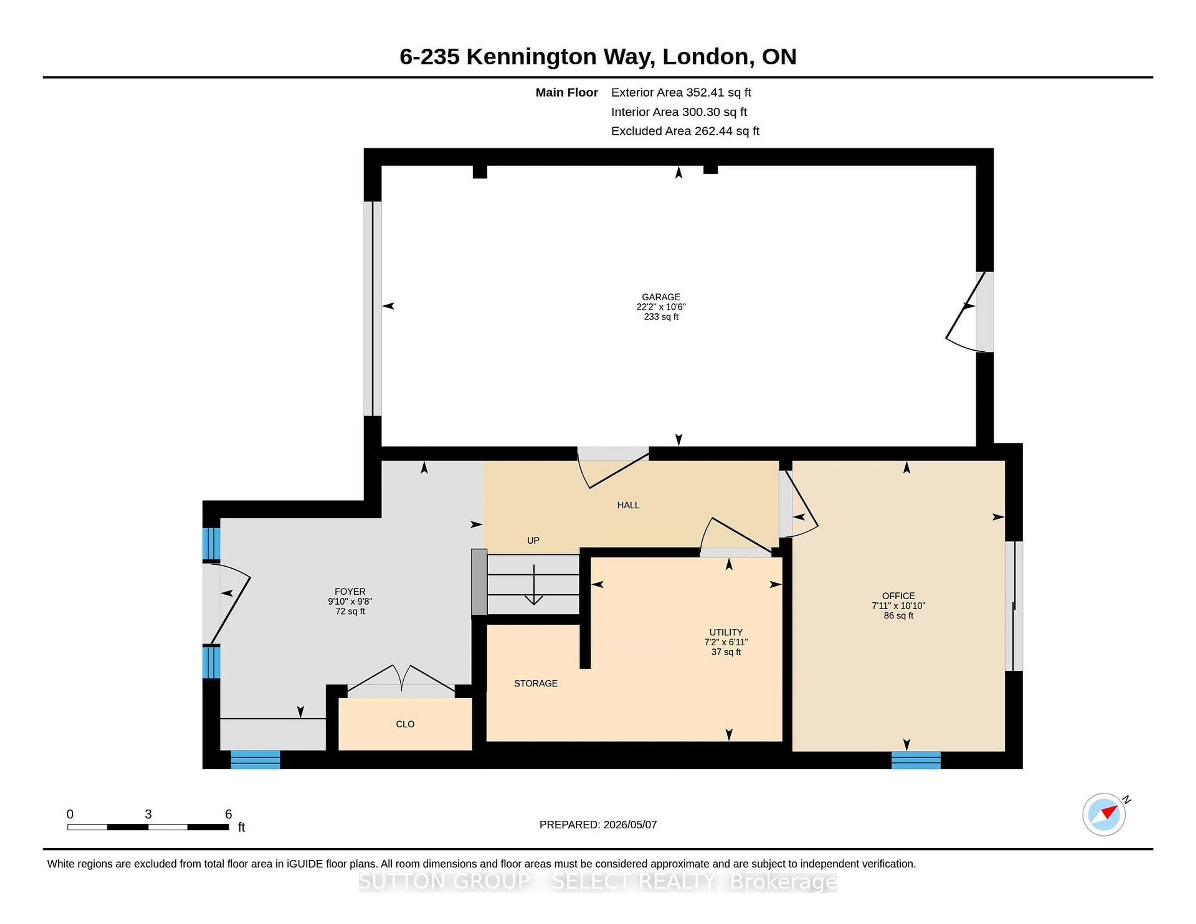 Floor plan for 235 Kennington Way ##1, London South Ontario N6L 0J7