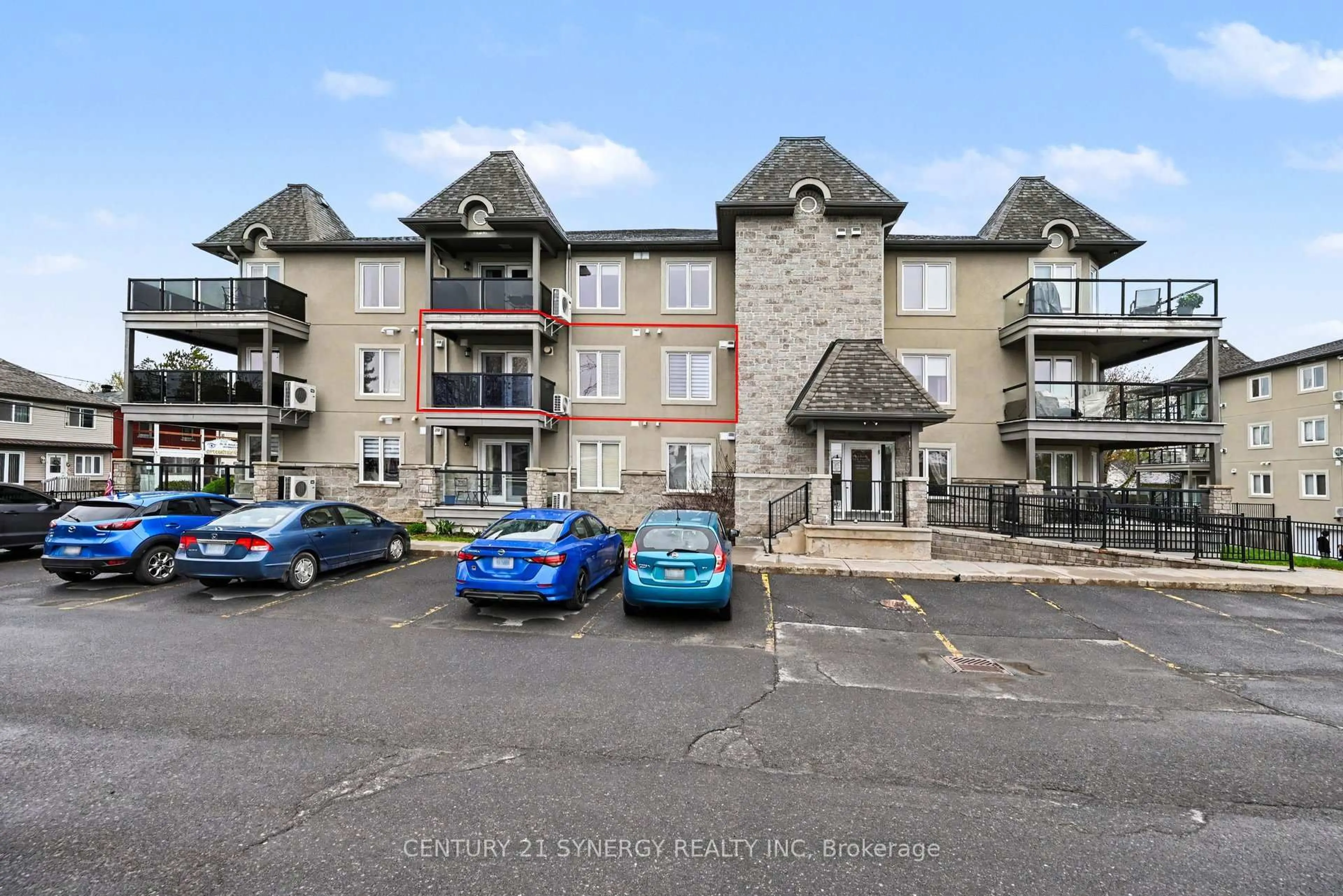 A pic from outside/outdoor area/front of a property/back of a property/a pic from drone, mountain view for 770 Principale St #204, Casselman Ontario K0A 1M0