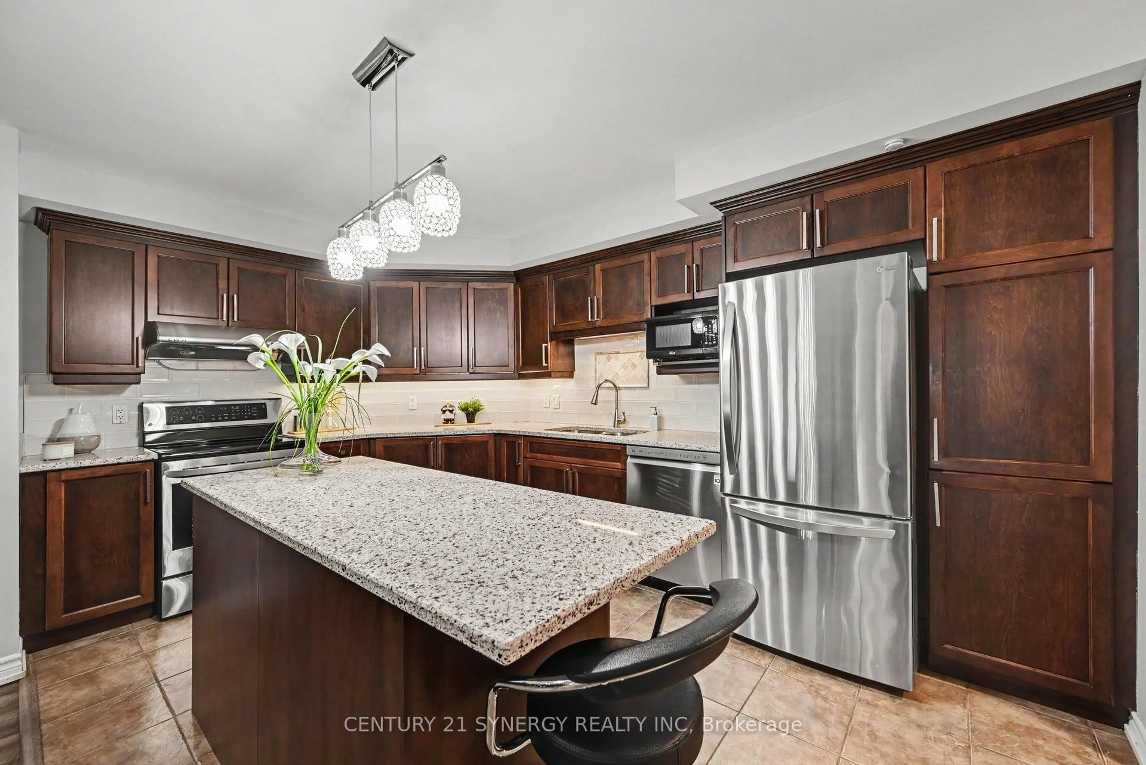 Open concept kitchen, ceramic/tile floor for 770 Principale St #204, Casselman Ontario K0A 1M0