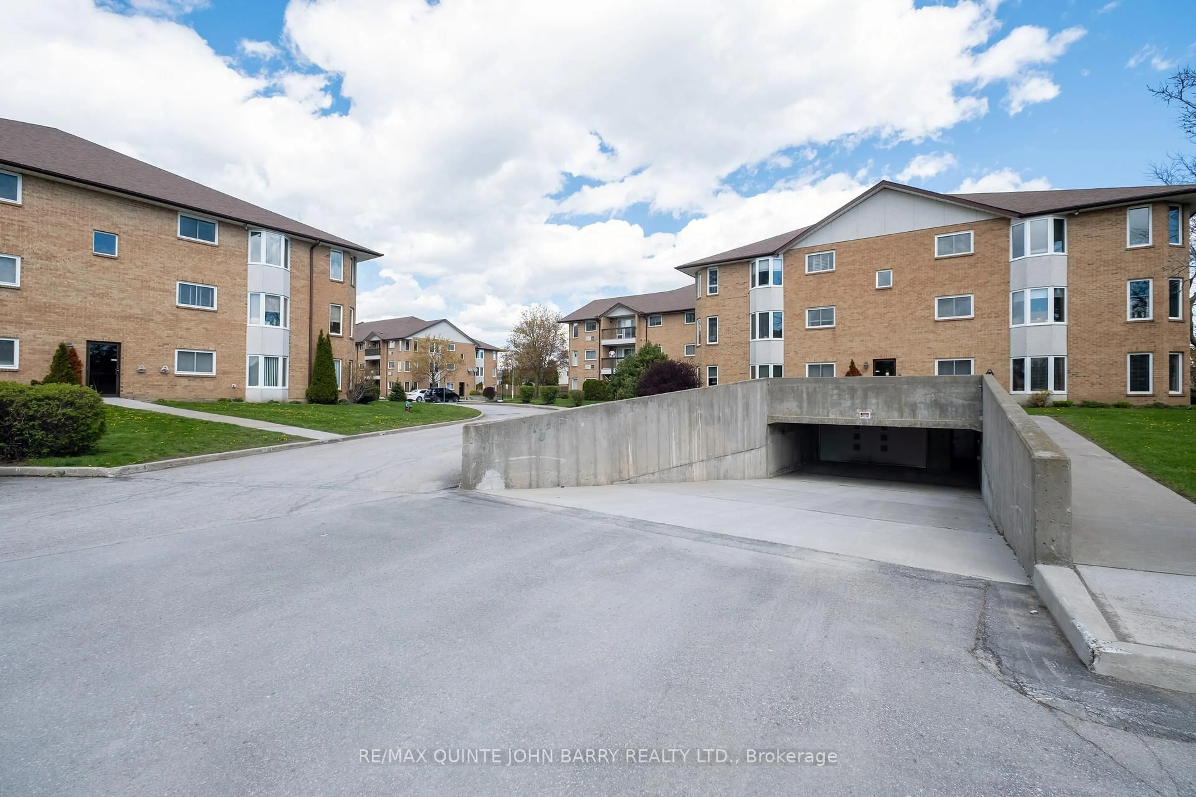 A pic from outside/outdoor area/front of a property/back of a property/a pic from drone, street for 202-56 Tripp Blvd, Quinte West Ontario K8V 5V1