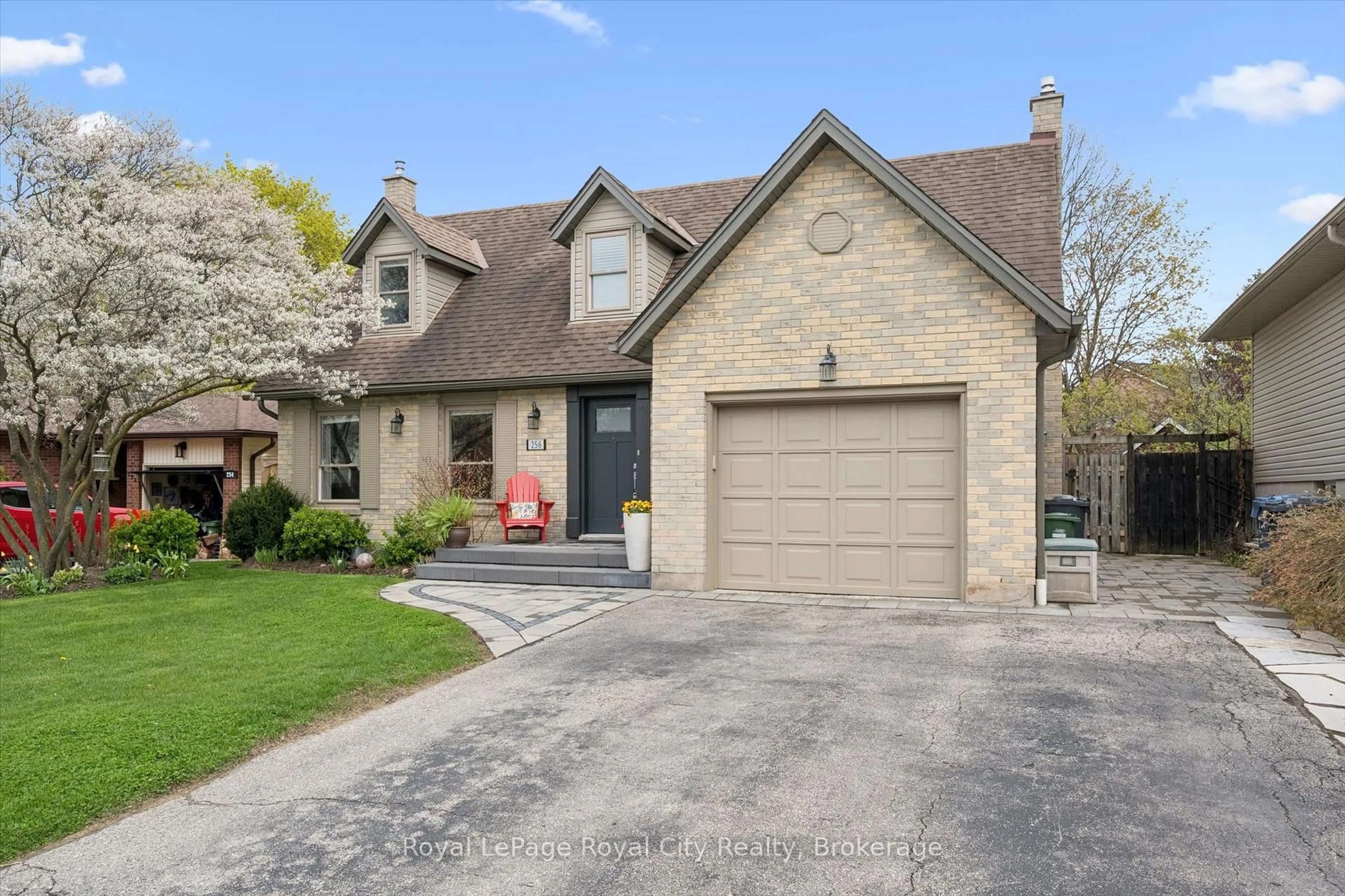 Home with brick exterior material, street for 256 West Acres Dr, Guelph Ontario N1H 7P1