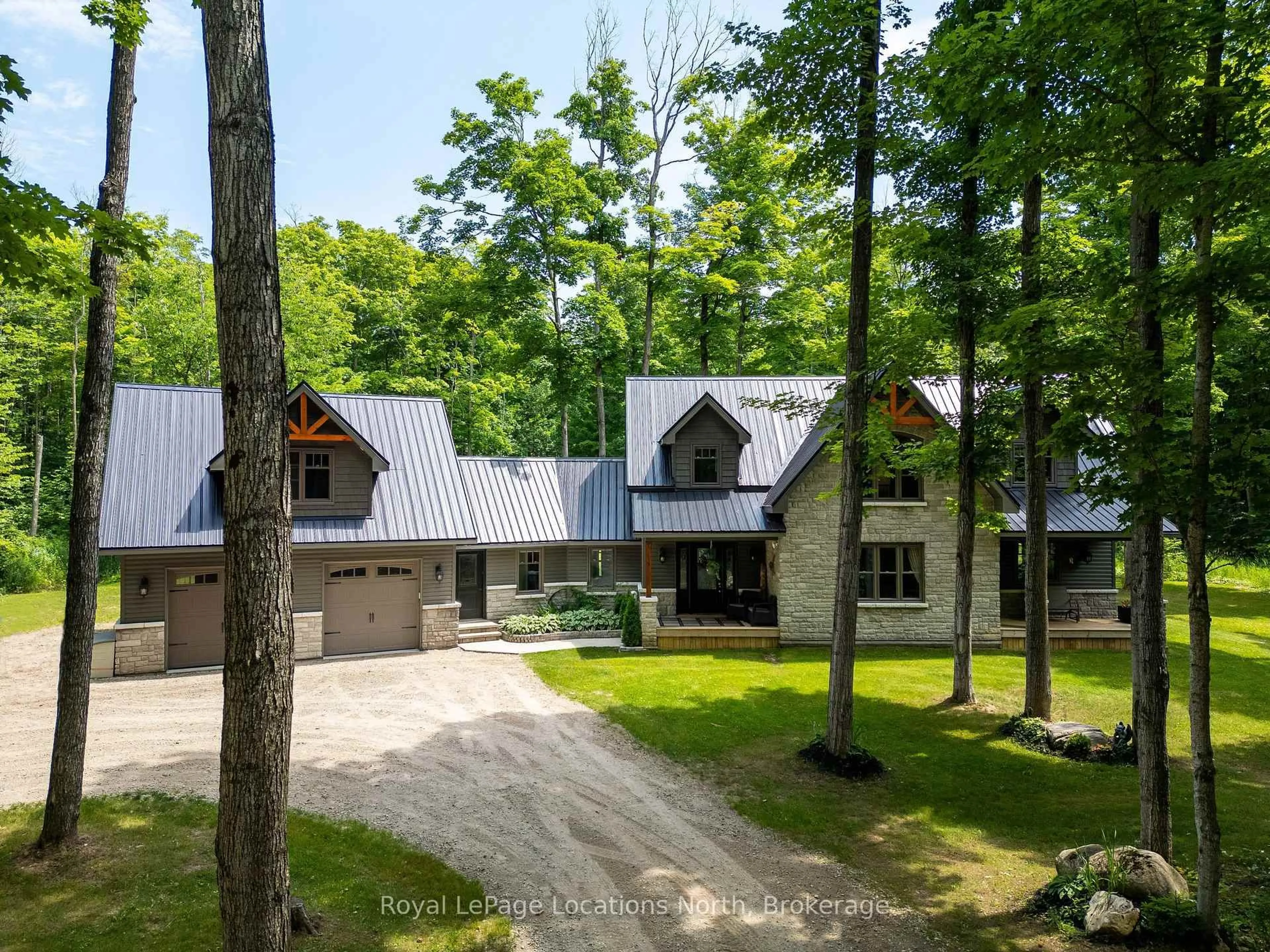 A pic from outside/outdoor area/front of a property/back of a property/a pic from drone, unknown for 058151 12TH Line, Meaford Ontario N4L 1W5