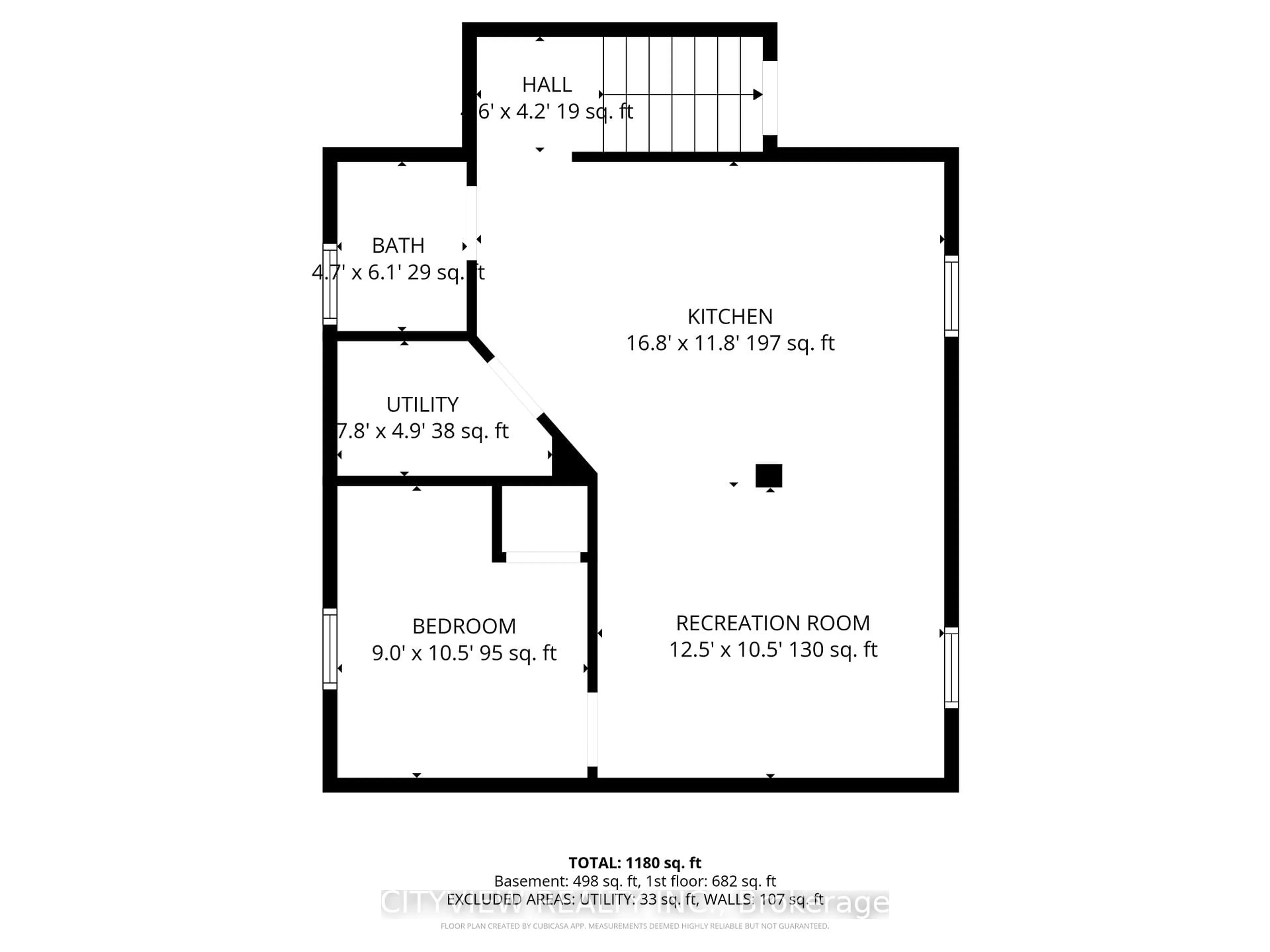 Floor plan for 76 Stapleton Ave, Hamilton Ontario L8H 3N6