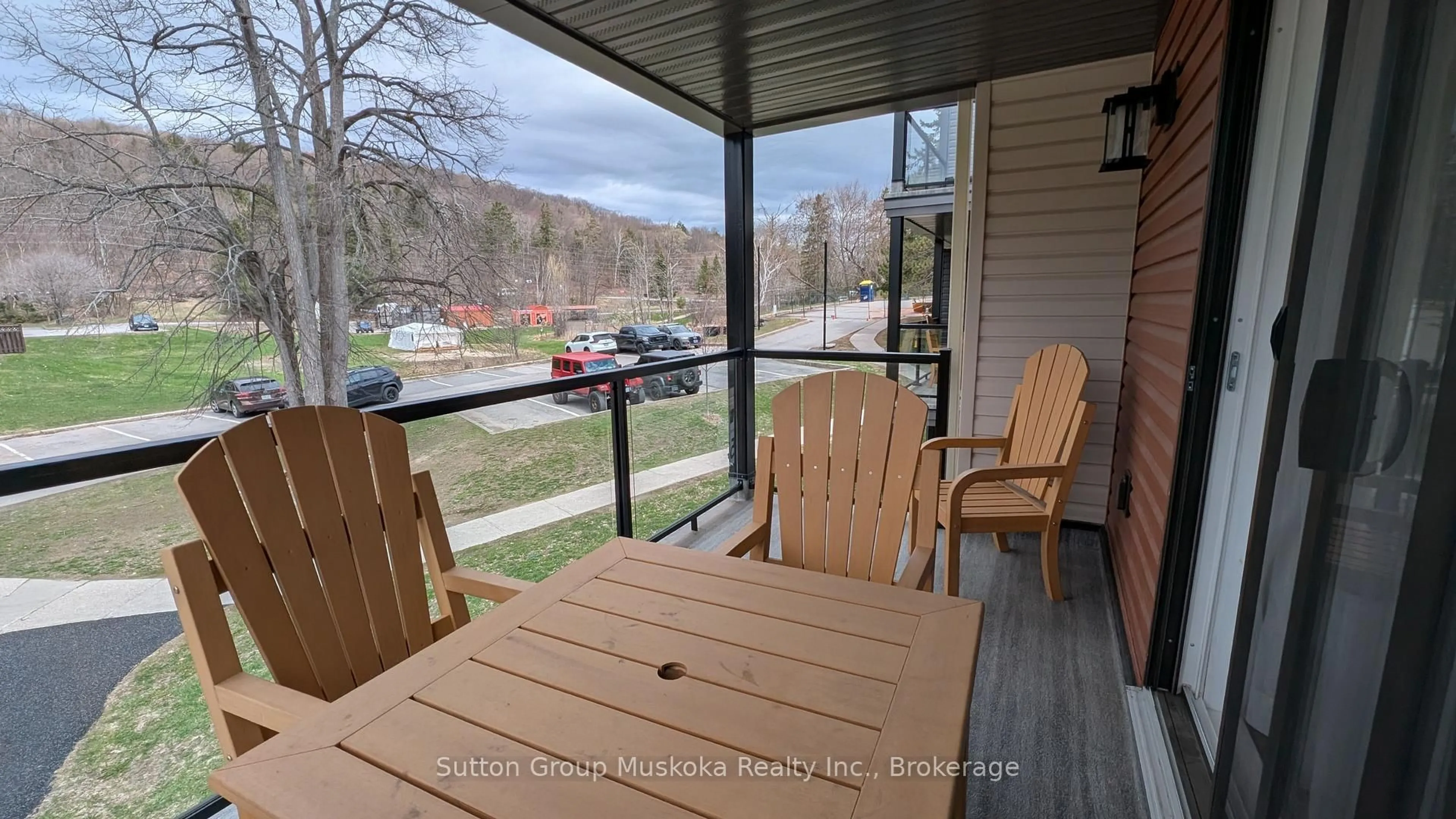 Patio, water/lake/river/ocean view for 1235 Deerhurst Dr #52-207, Huntsville Ontario P1H 2E8