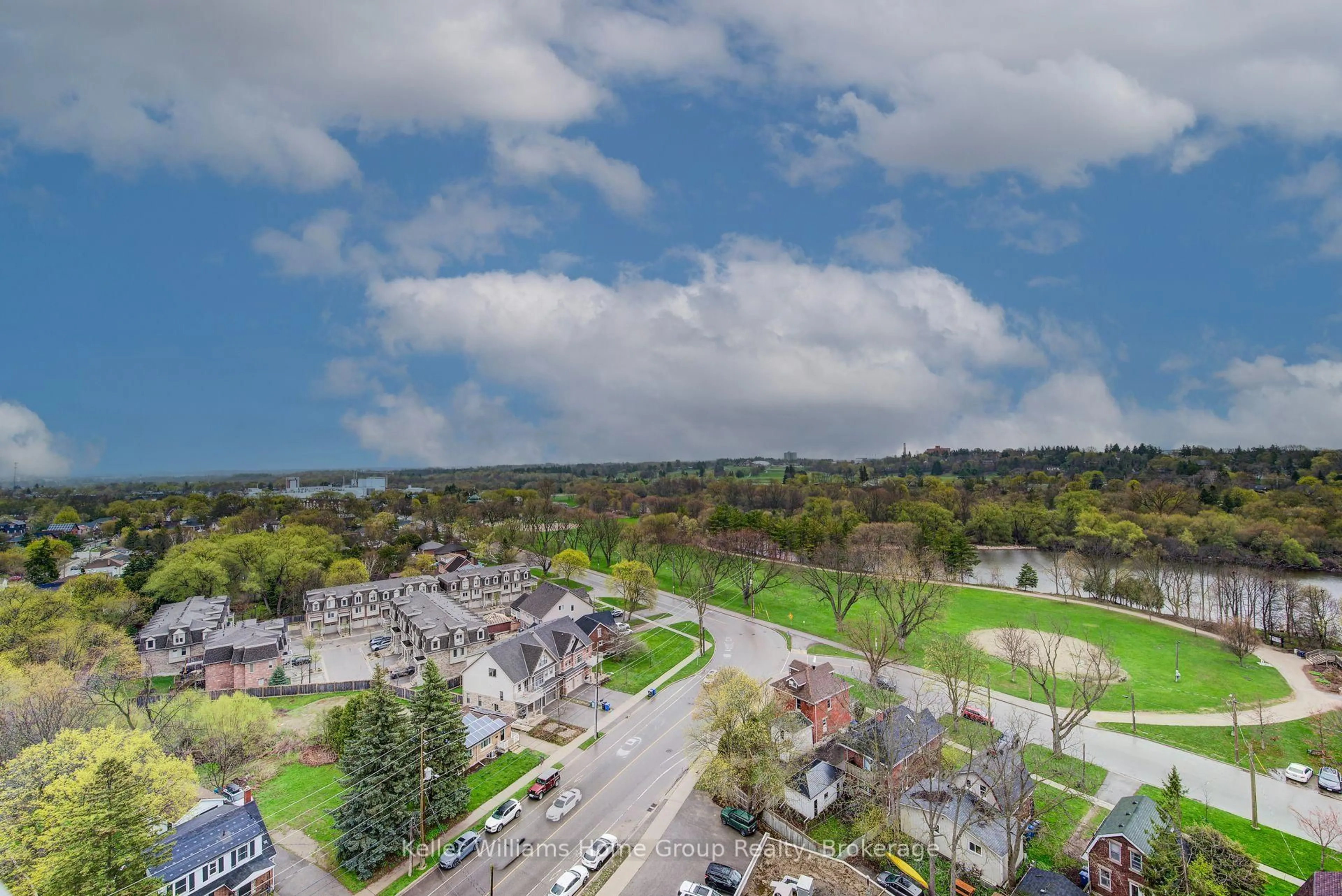 A pic from outside/outdoor area/front of a property/back of a property/a pic from drone, street for 71 Wyndham St #1201, Guelph Ontario N1E 0T1