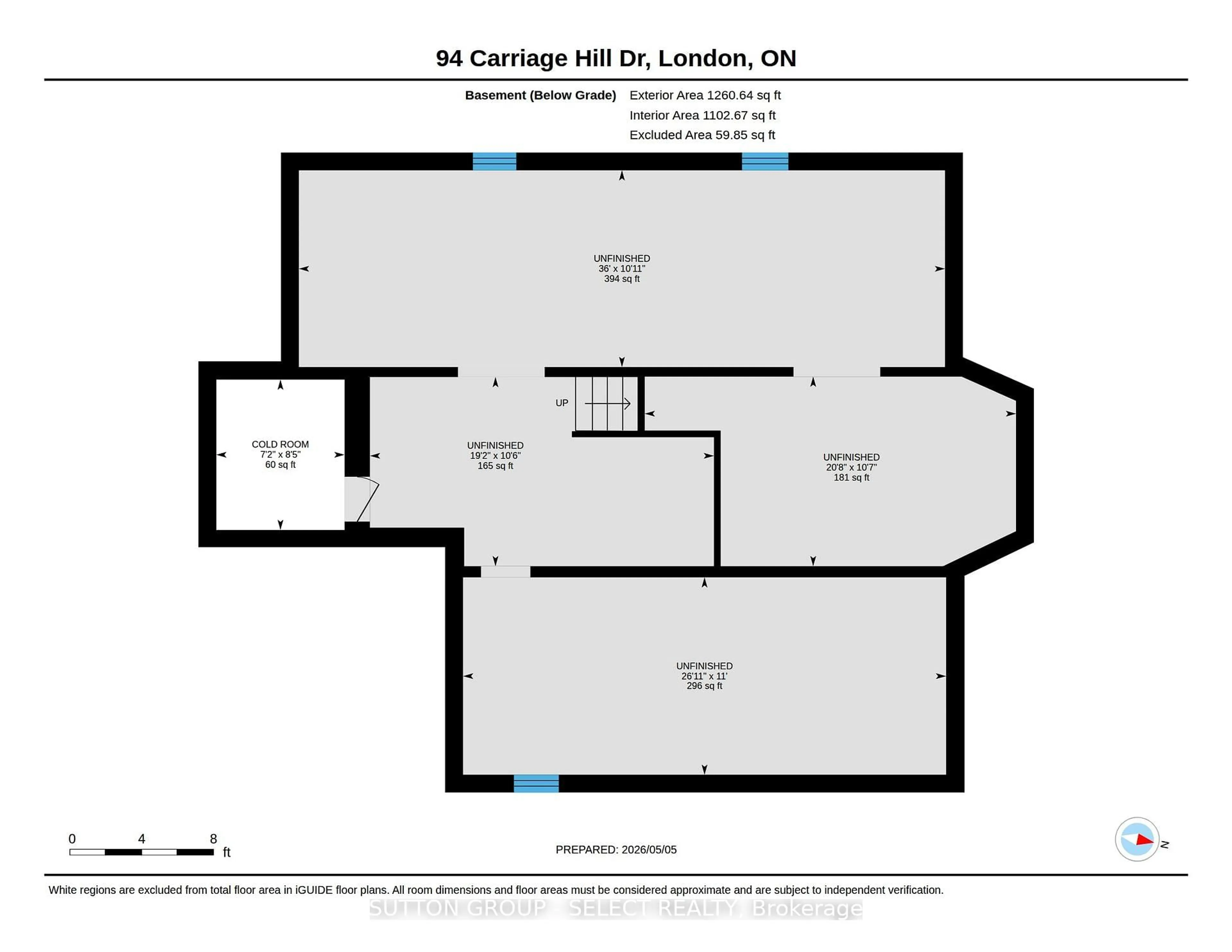 Floor plan for 94 Carriage Hill Dr, London North Ontario N5X 3W9