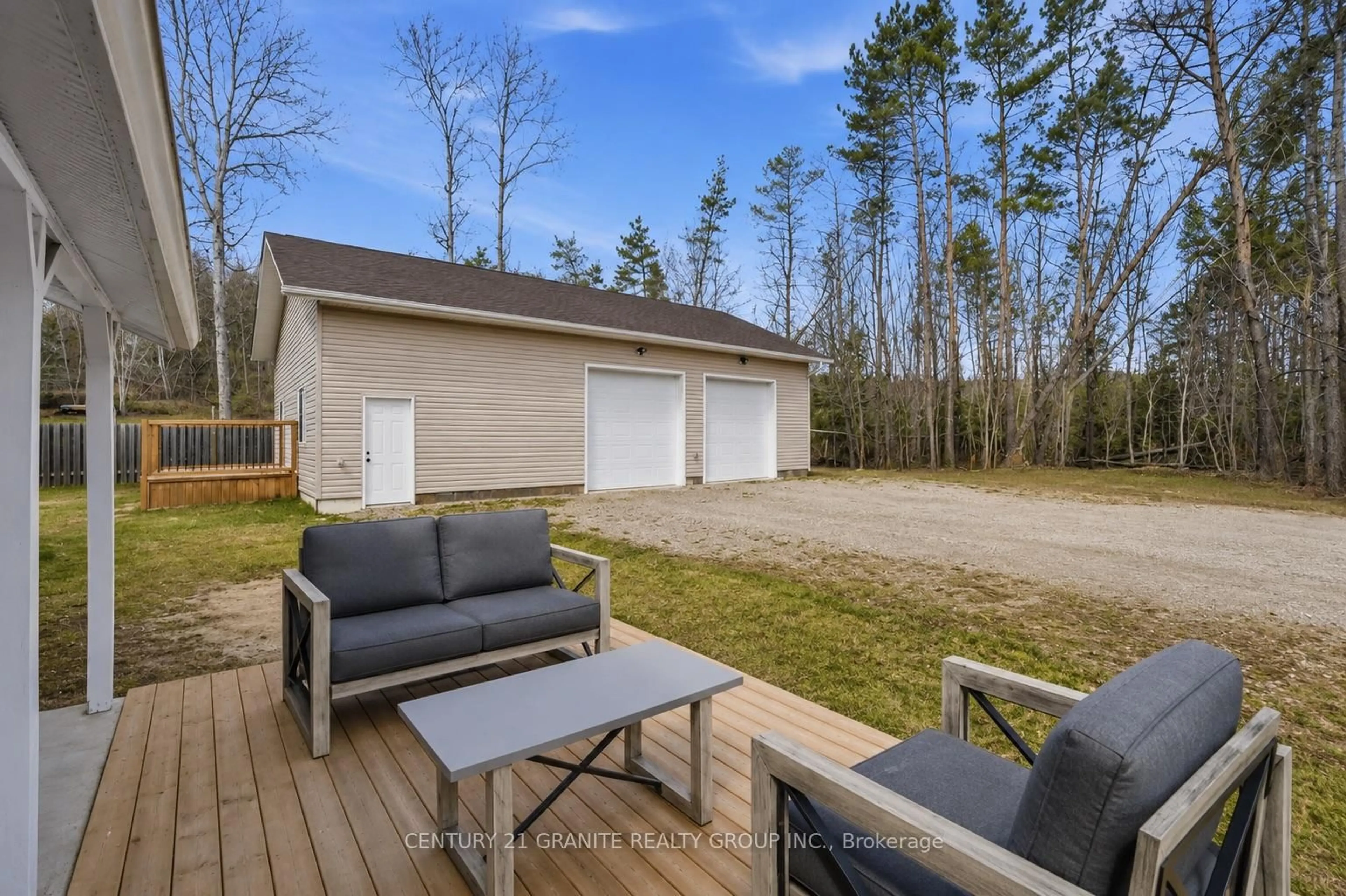 Patio, forest/trees view for 30231C Highway 62 North, Bancroft Ontario K0L 1C0