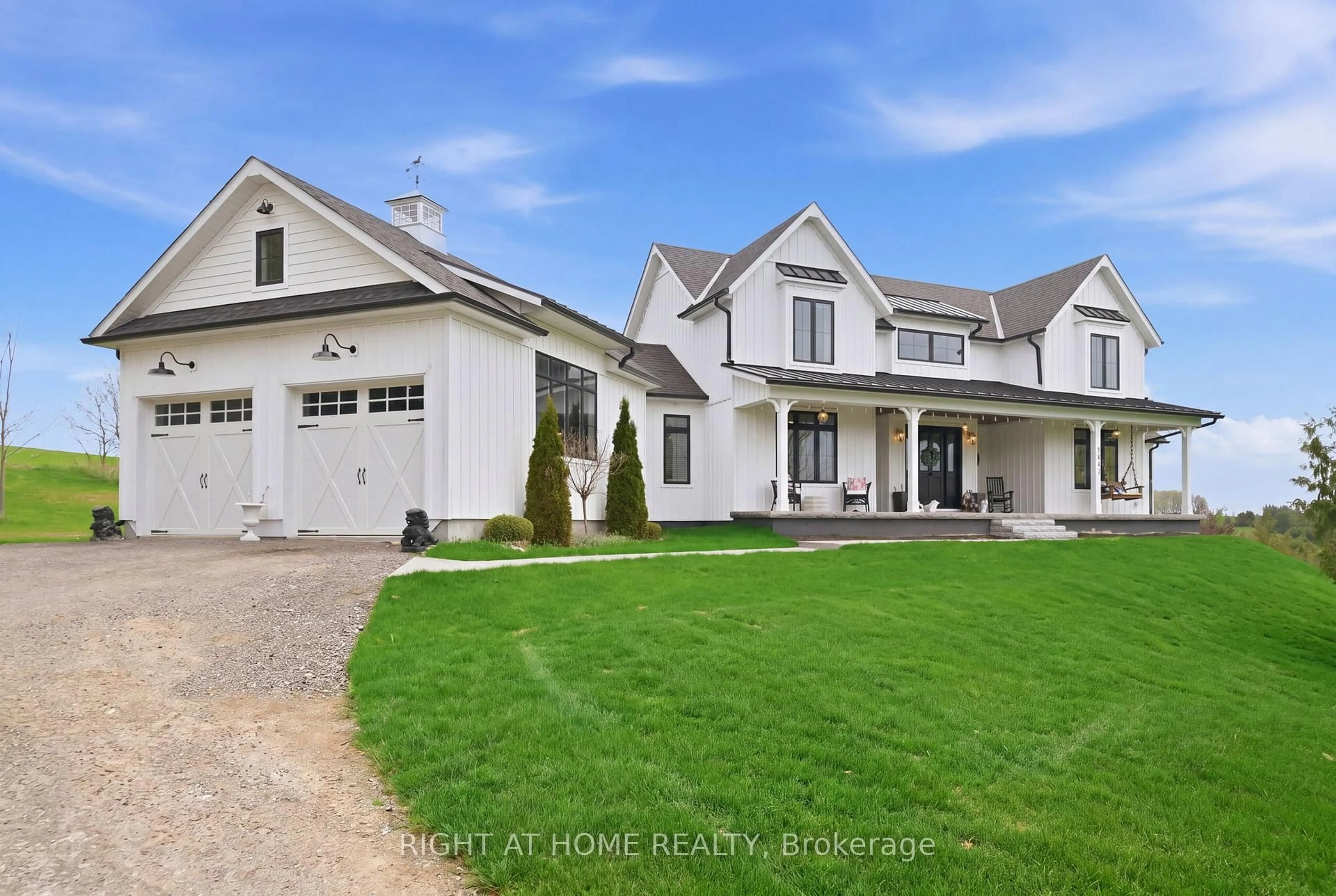 Home with vinyl exterior material, street for 1983 Grimshaw Rd, Cobourg Ontario K9A 4J8