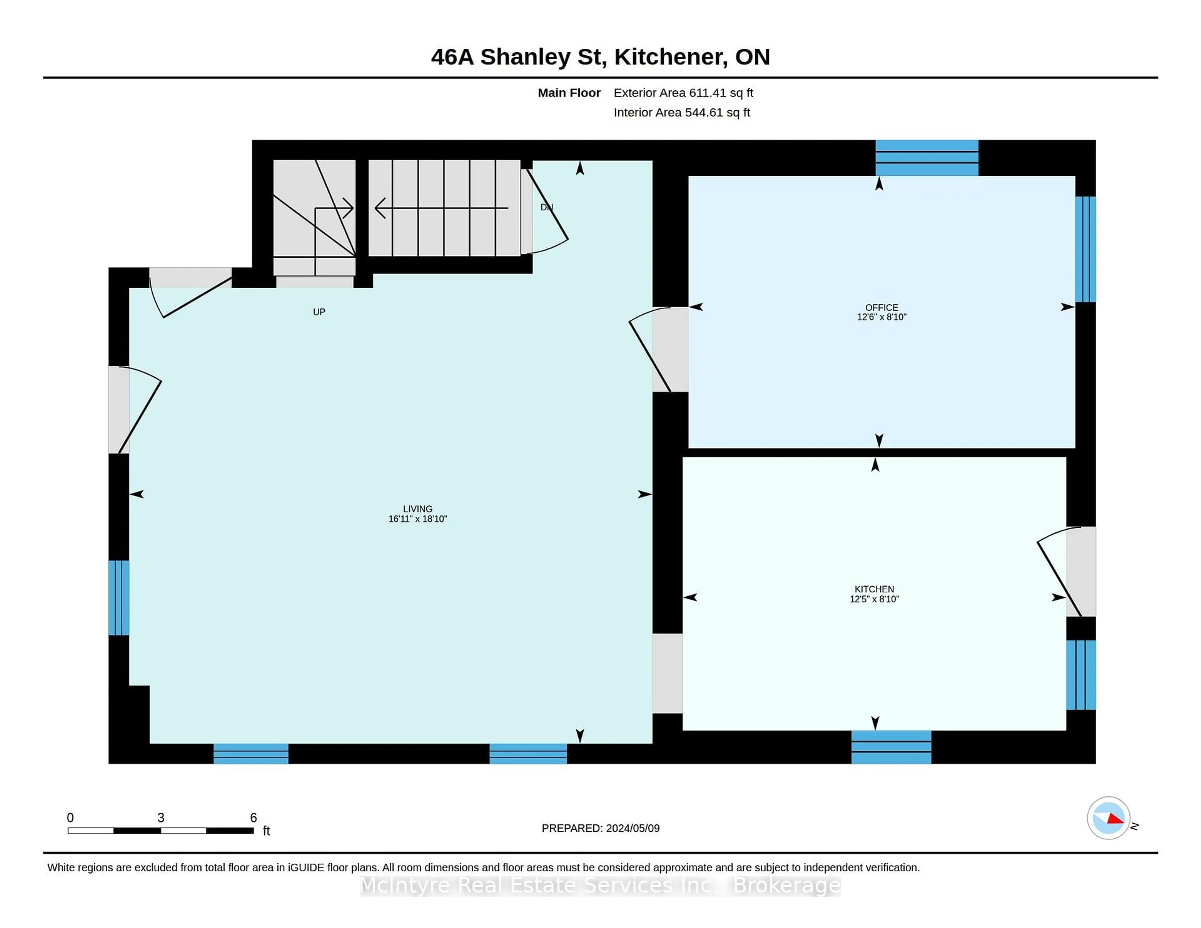 Floor plan for 46 Shanley St, Kitchener Ontario N2H 5N9
