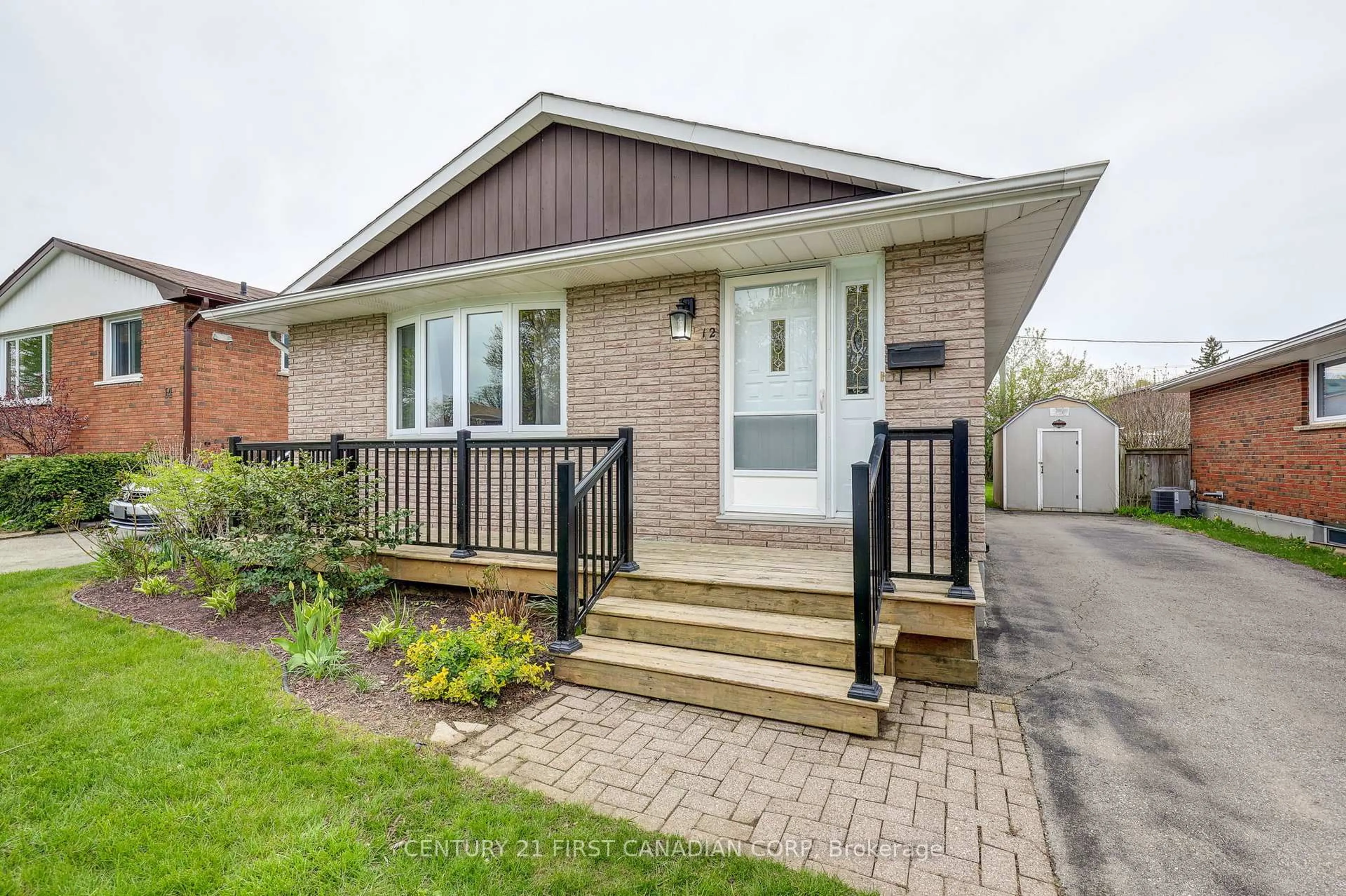 Home with brick exterior material, street for 12 Rosemount Cres, St. Thomas Ontario N5P 2J1