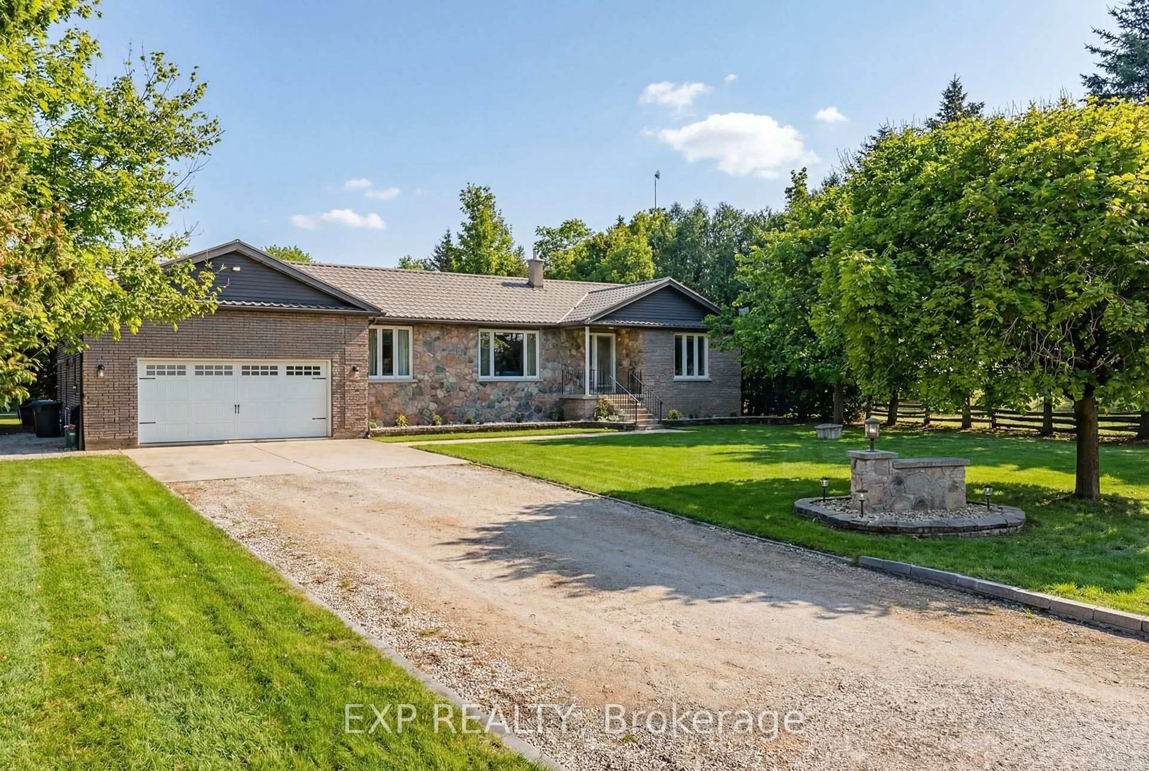 A pic from outside/outdoor area/front of a property/back of a property/a pic from drone, unknown for 733036 Southgate 73, Southgate Ontario N0C 1L0