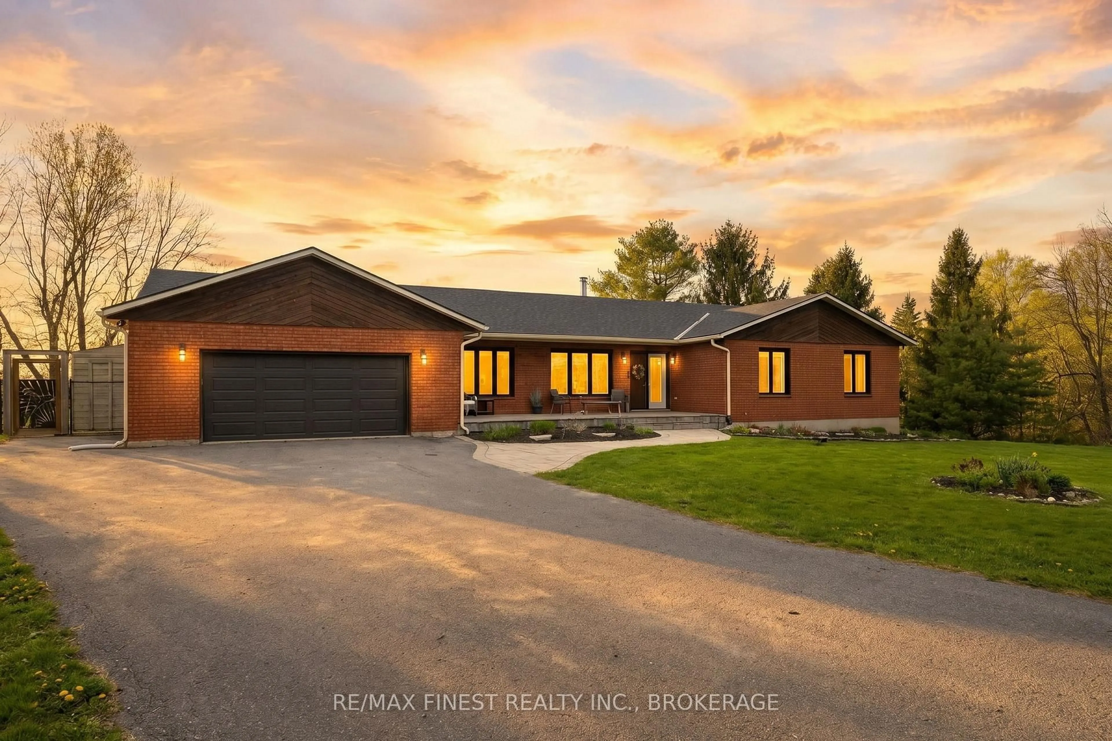Home with brick exterior material, street for 3010 Lakefield Dr, Inverary Ontario K0H 1X0
