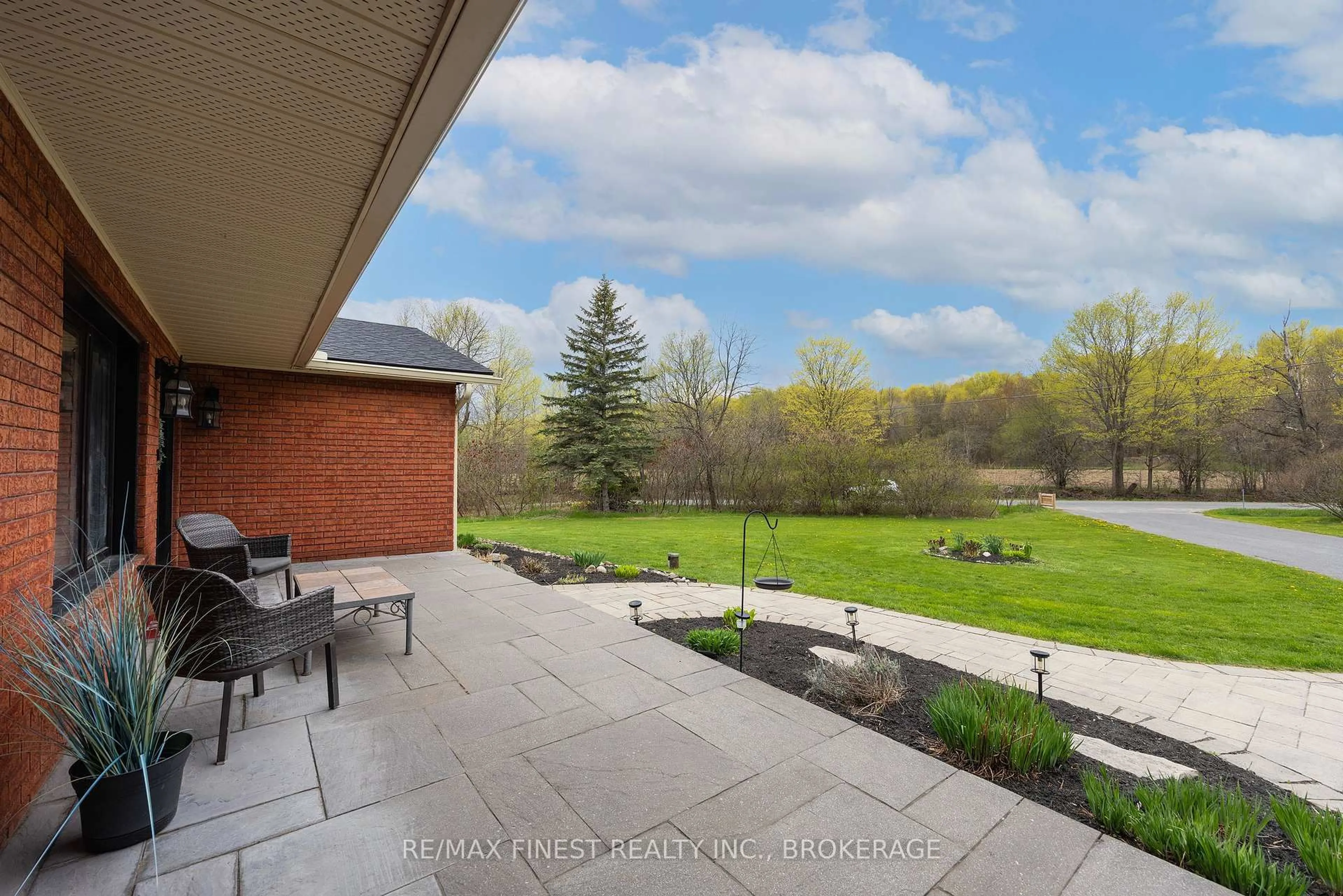 A pic from outside/outdoor area/front of a property/back of a property/a pic from drone, water/lake/river/ocean view for 3010 Lakefield Dr, Inverary Ontario K0H 1X0