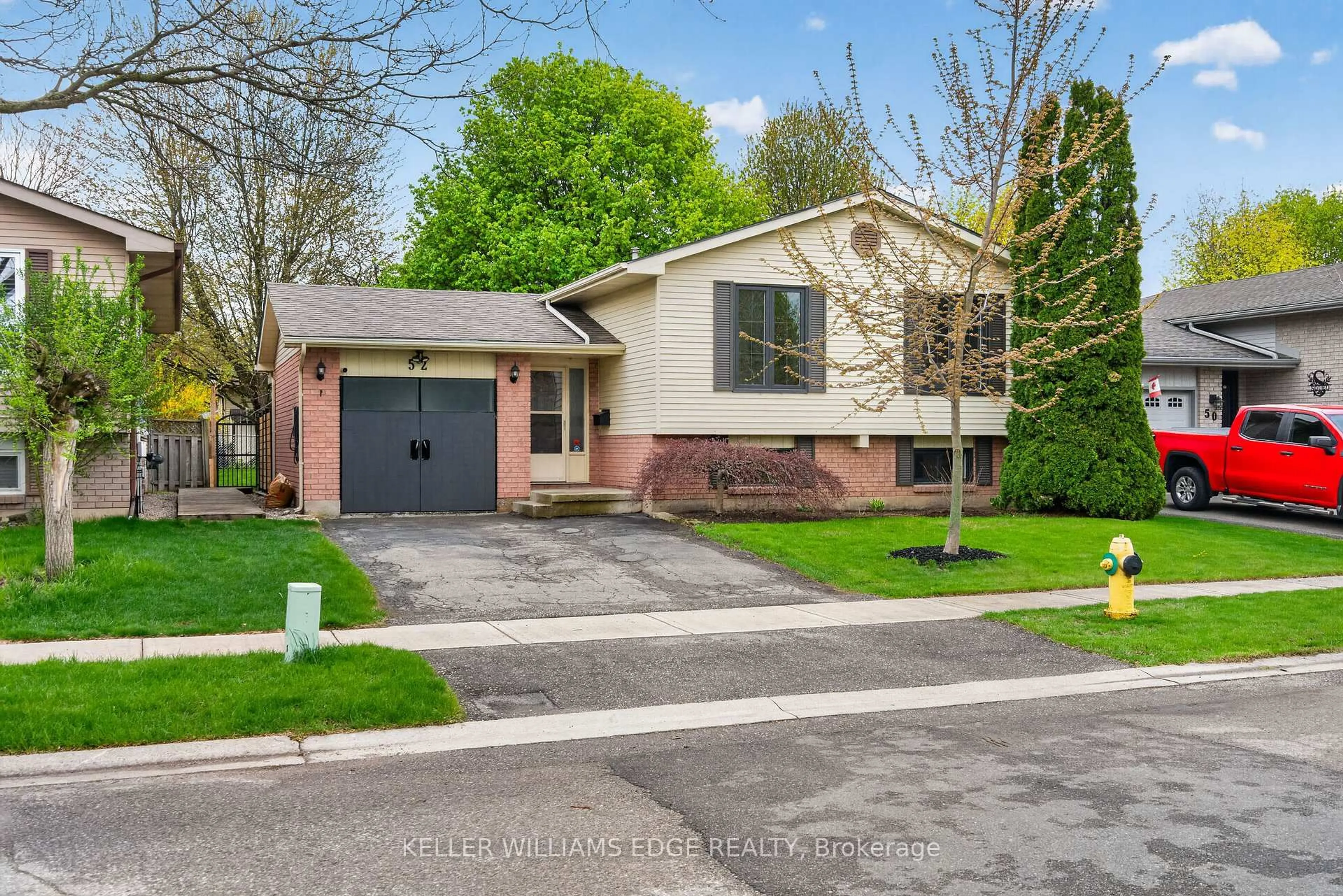 Home with brick exterior material, street for 52 Latzer Cres, Brantford Ontario N3V 1E1