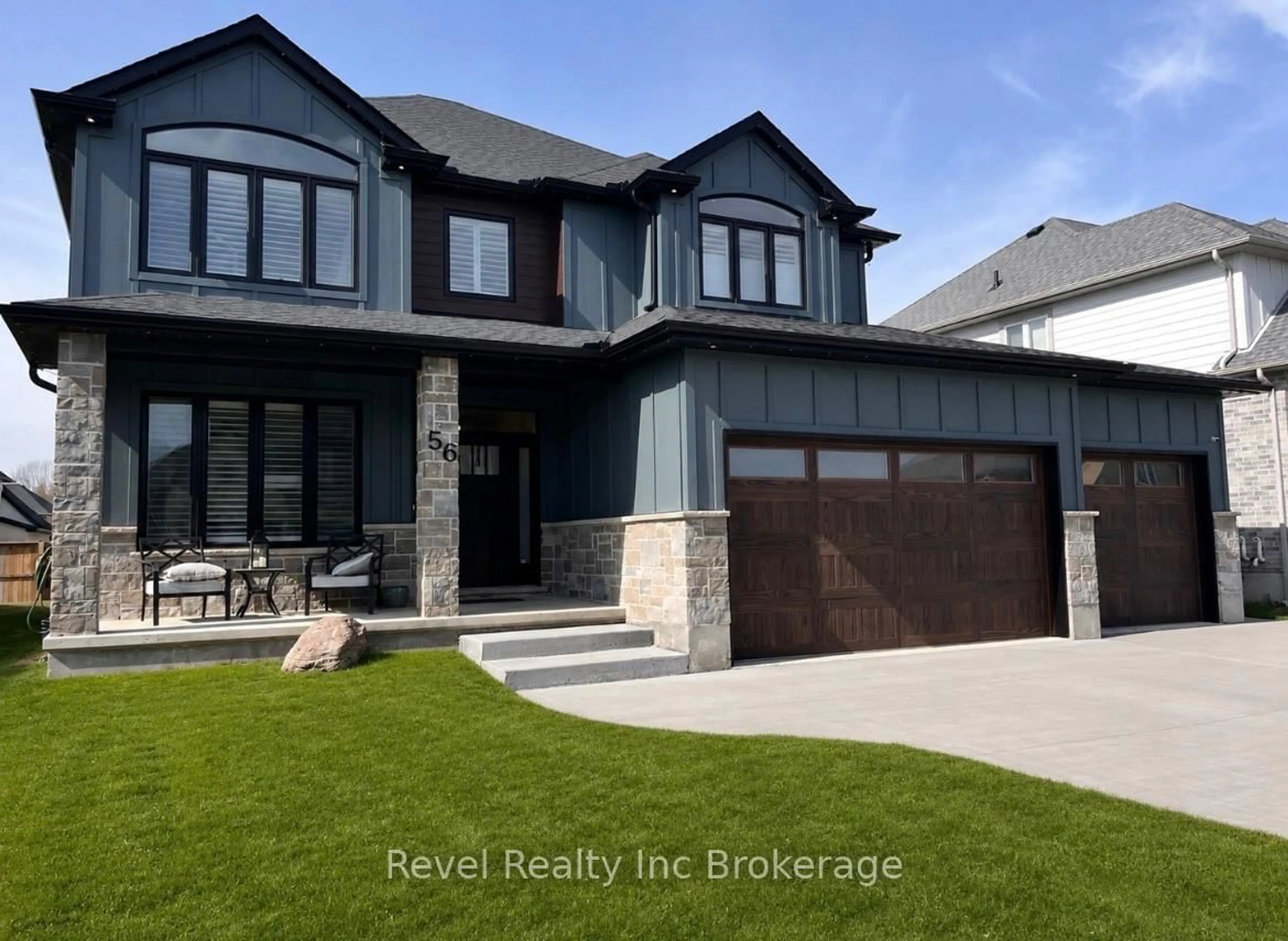 Home with brick exterior material, street for 56 Hazelwood Pass, Thames Centre Ontario N0L 1G2