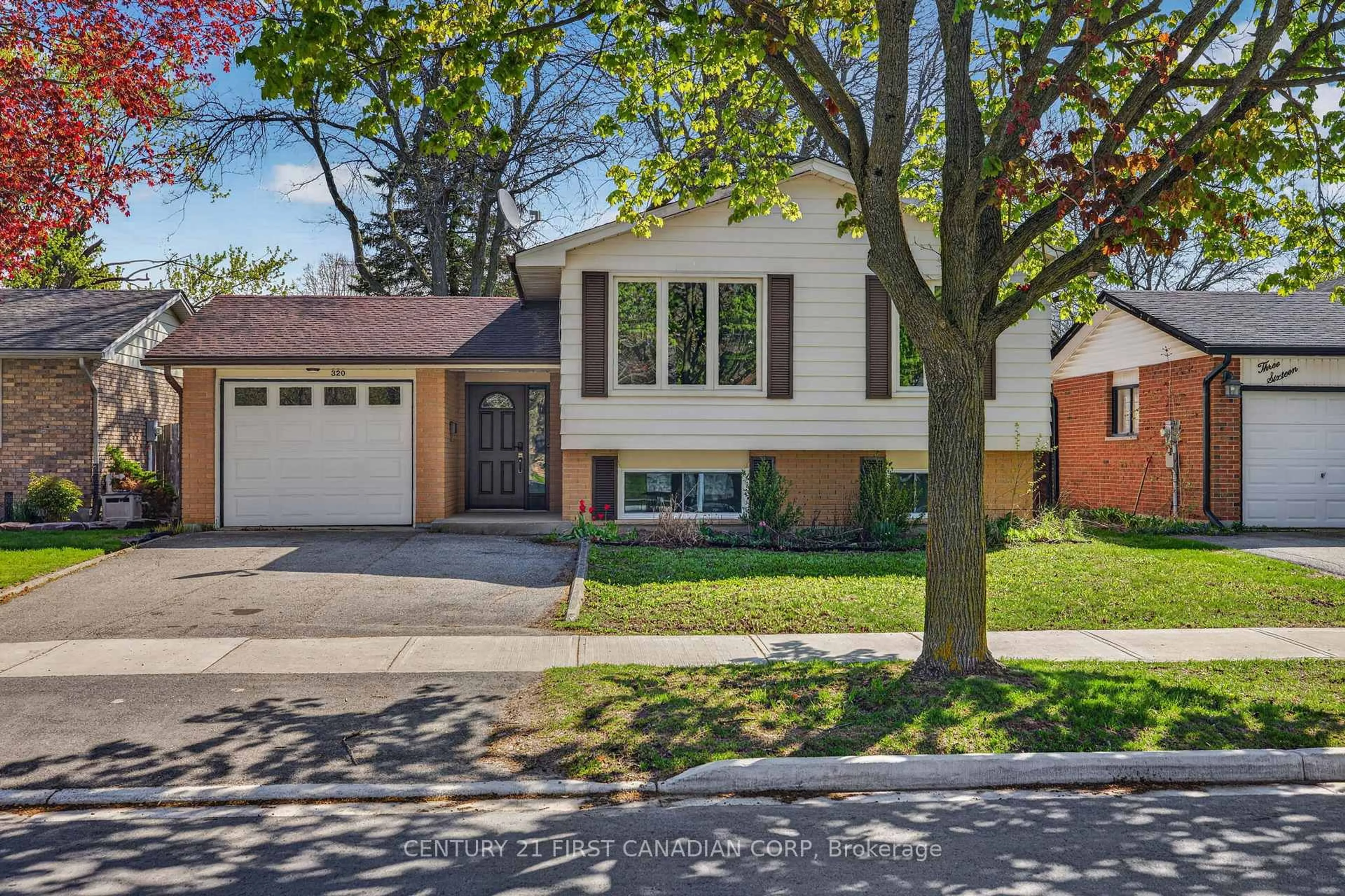 Home with brick exterior material, street for 320 Blue Forest Dr, London North Ontario N6G 3K3