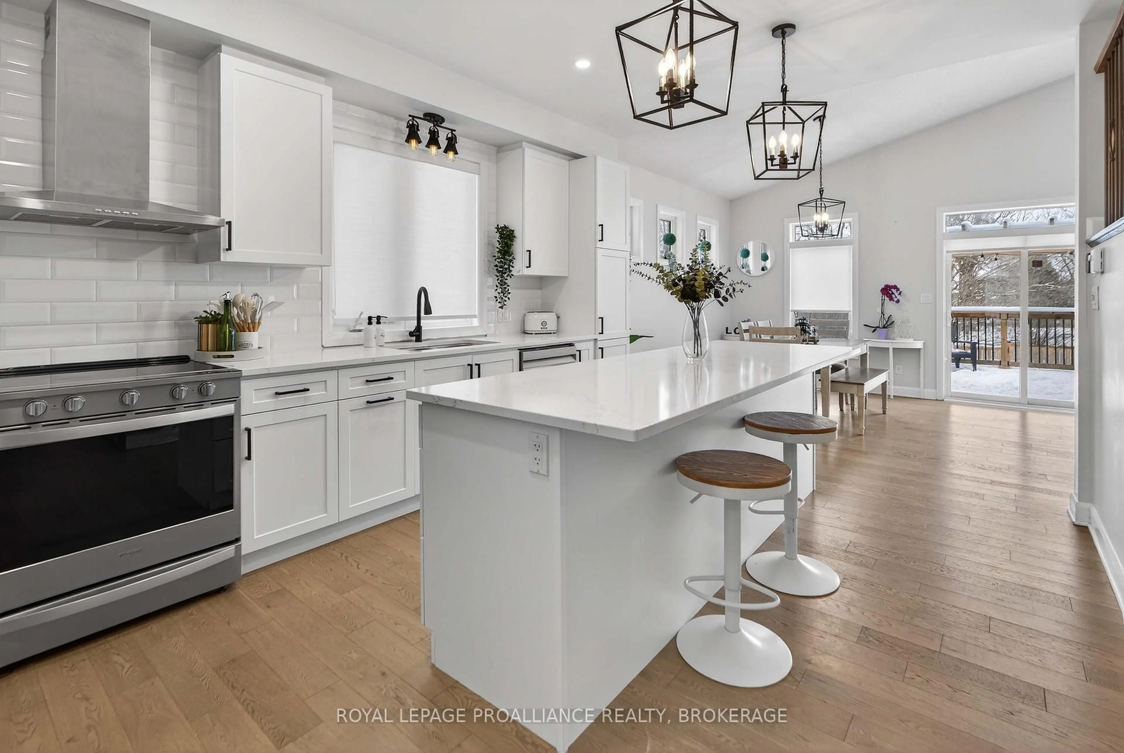 Open concept kitchen, ceramic/tile floor for 680 Halloway Dr, Kingston Ontario K7K 0H4