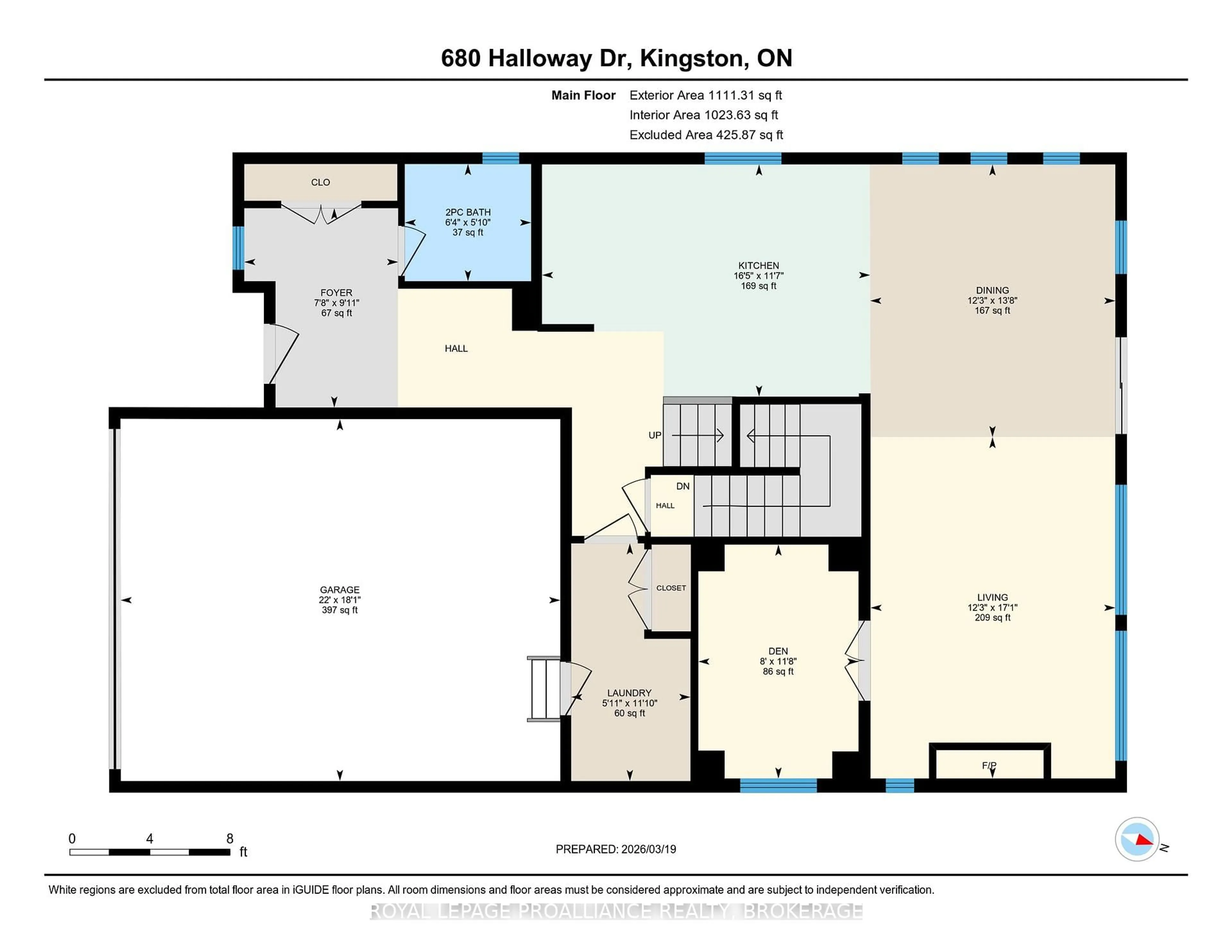 Floor plan for 680 Halloway Dr, Kingston Ontario K7K 0H4